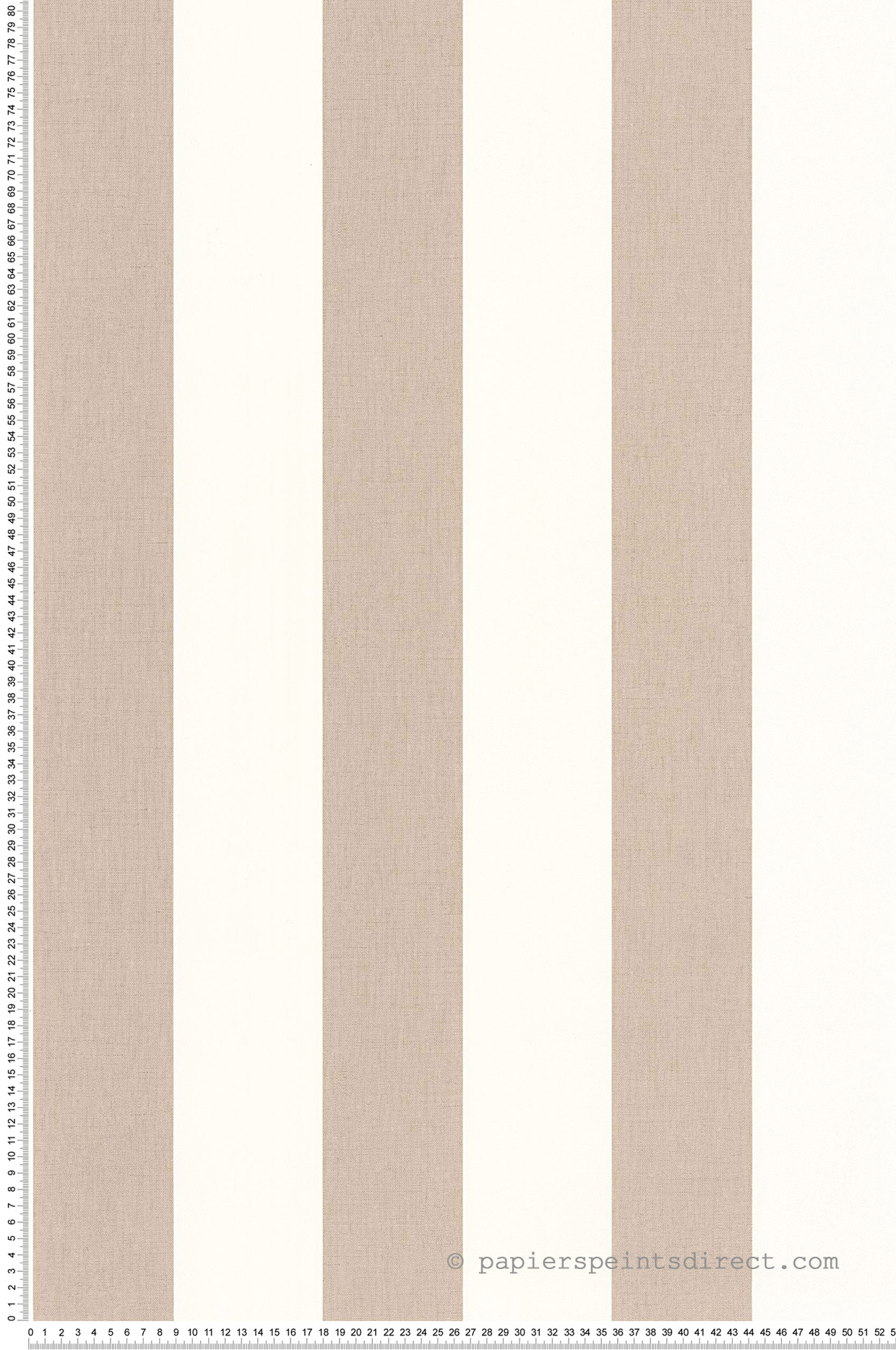 Papier peint Rayures Lin Lines taupe - Basics de Casélio | Réf. BAI104042167