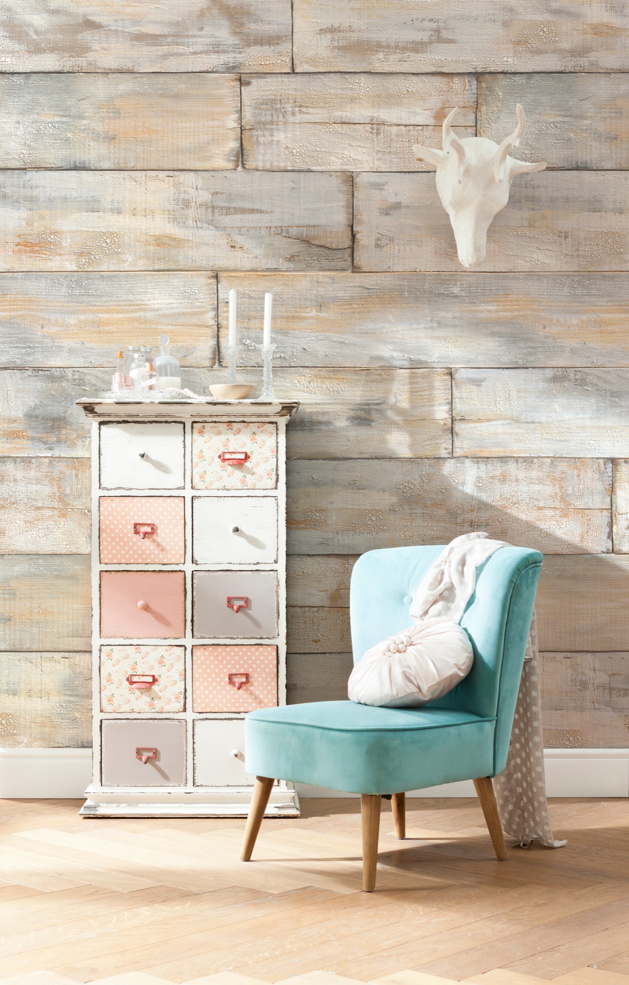 Shabby Chic- Panoramique Komar