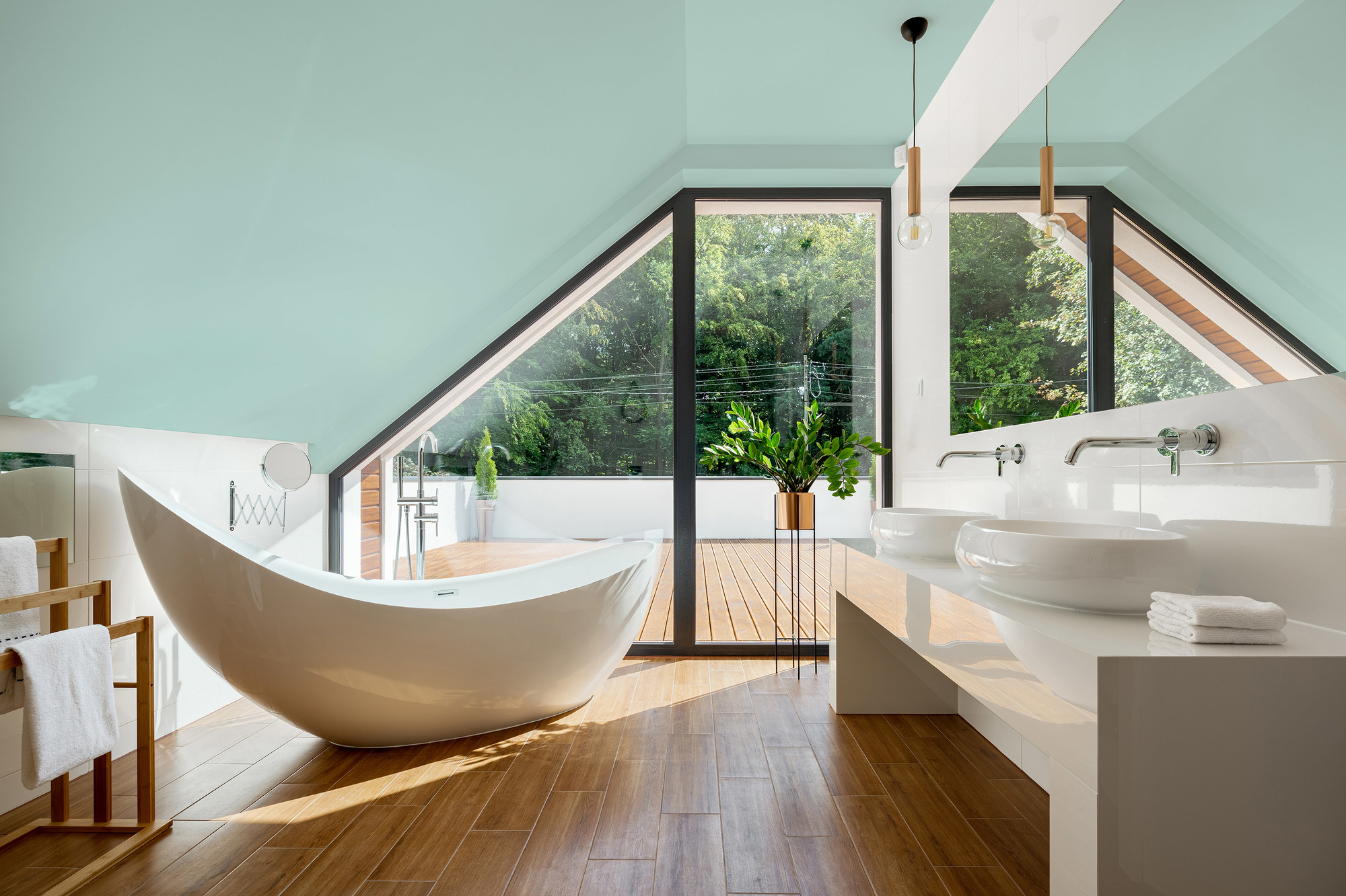 Image d'un pot de 1 litre de peinture Puro bleu emerald green - c4006