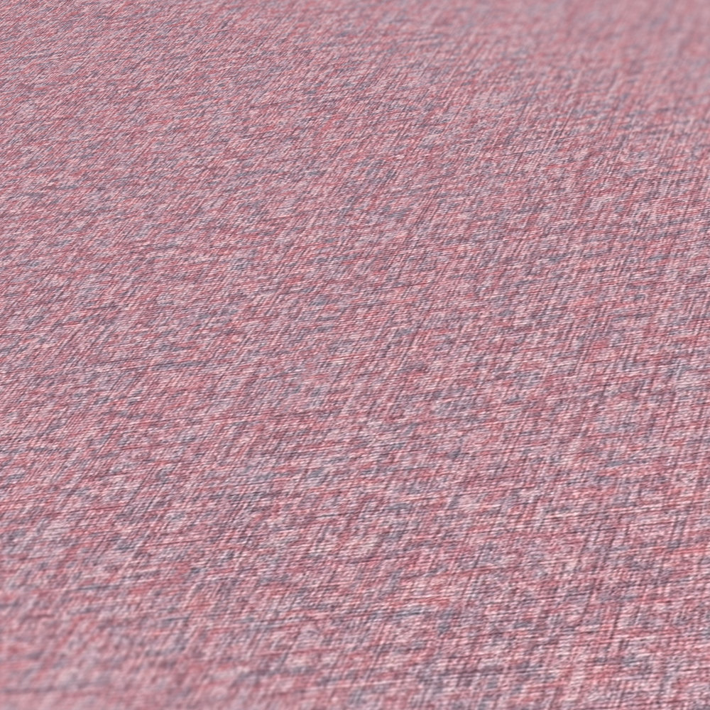 Papier peint Faux Uni Tissu Chiné rose violet - Famous Garden d'A.S. Création AMB4 | Réf. AS-393539