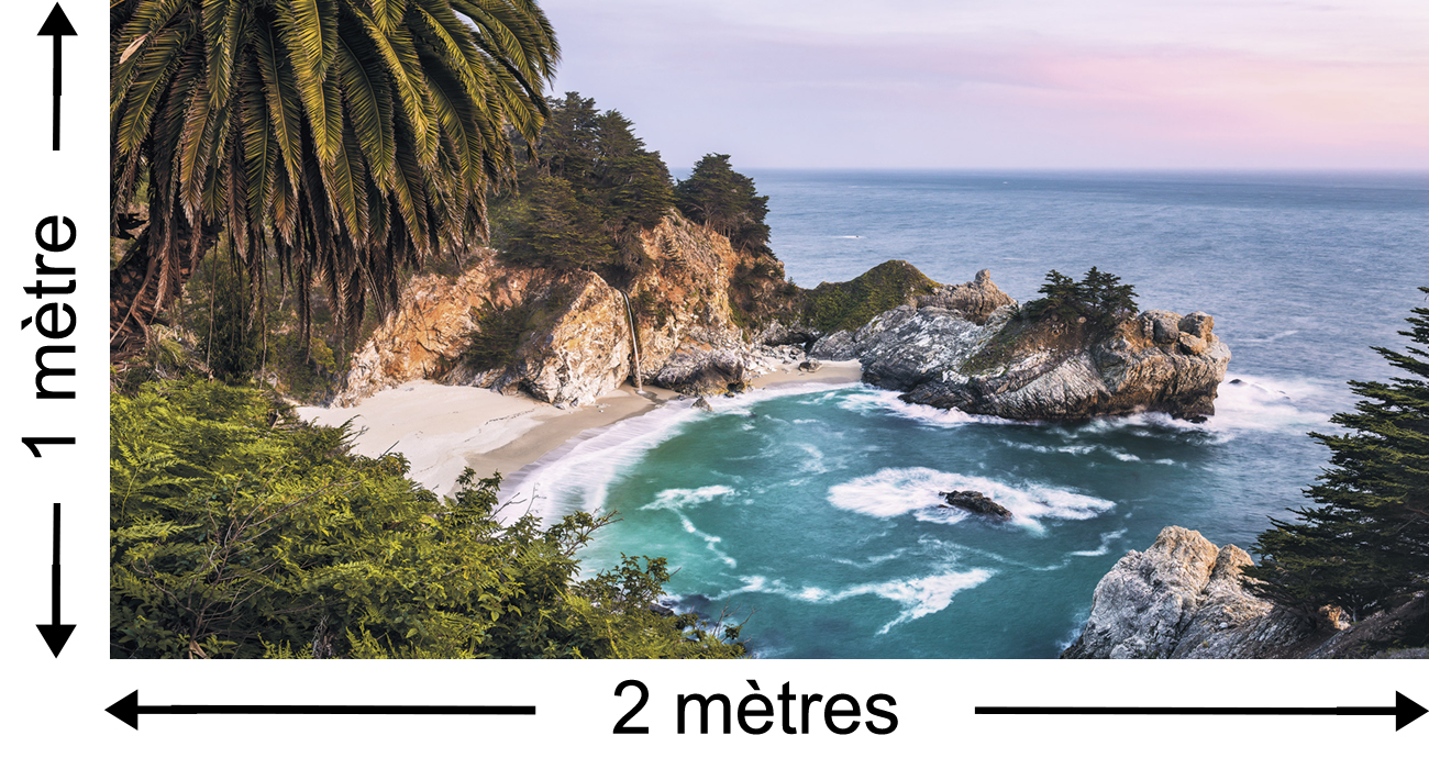 Panoramique Paradise Falls - Papier peint Komar