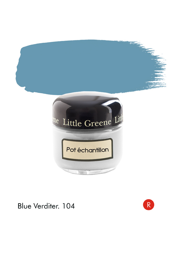 Pot échantillon Blue Verditer (Regency) n°104 - Finition Absolute Matt Emulsion