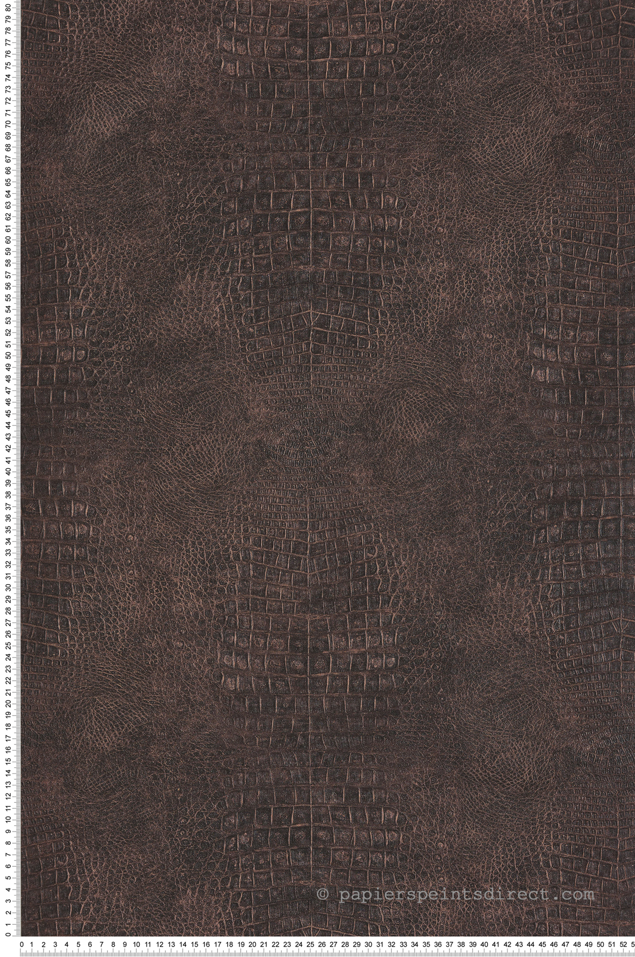 Papier peint Crocodile Imprimé Réaliste marron - Sauvage 2 de Lutèce | Réf. LTC-G67500