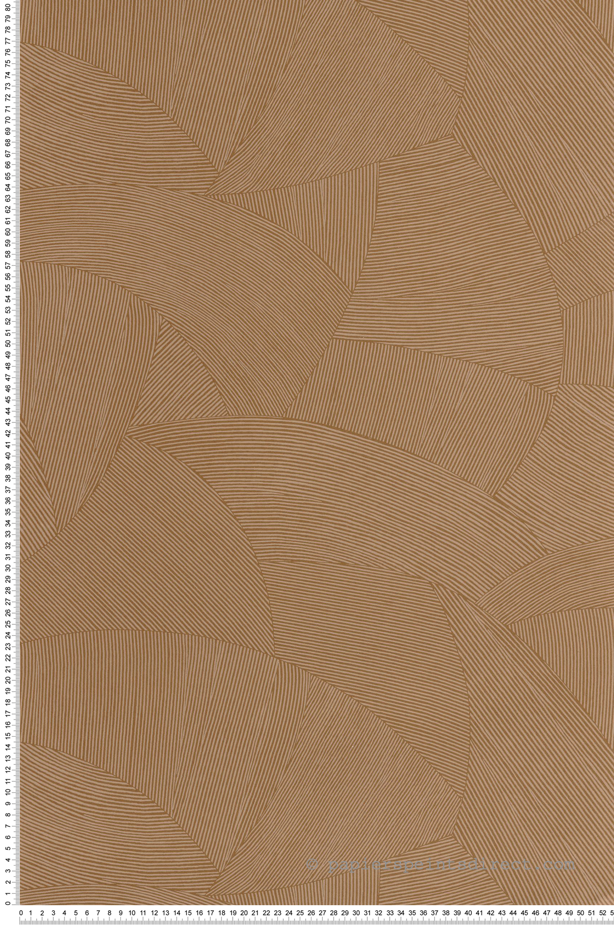 Papier peint Forme Strie Terra café au lait - Origine de Casélio | Réf. OGN106062030