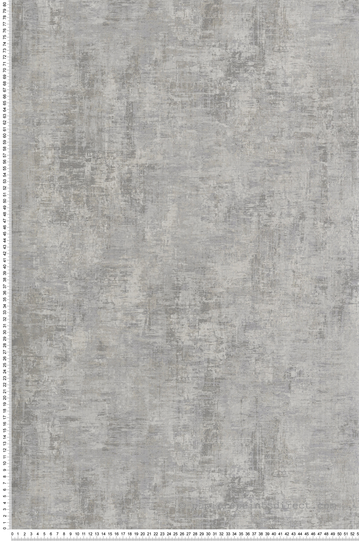 Papier peint Faux Uni Plâtre Métallisé gris argenté - Unique de Lutèce | Réf. LTC-SP-LS5004