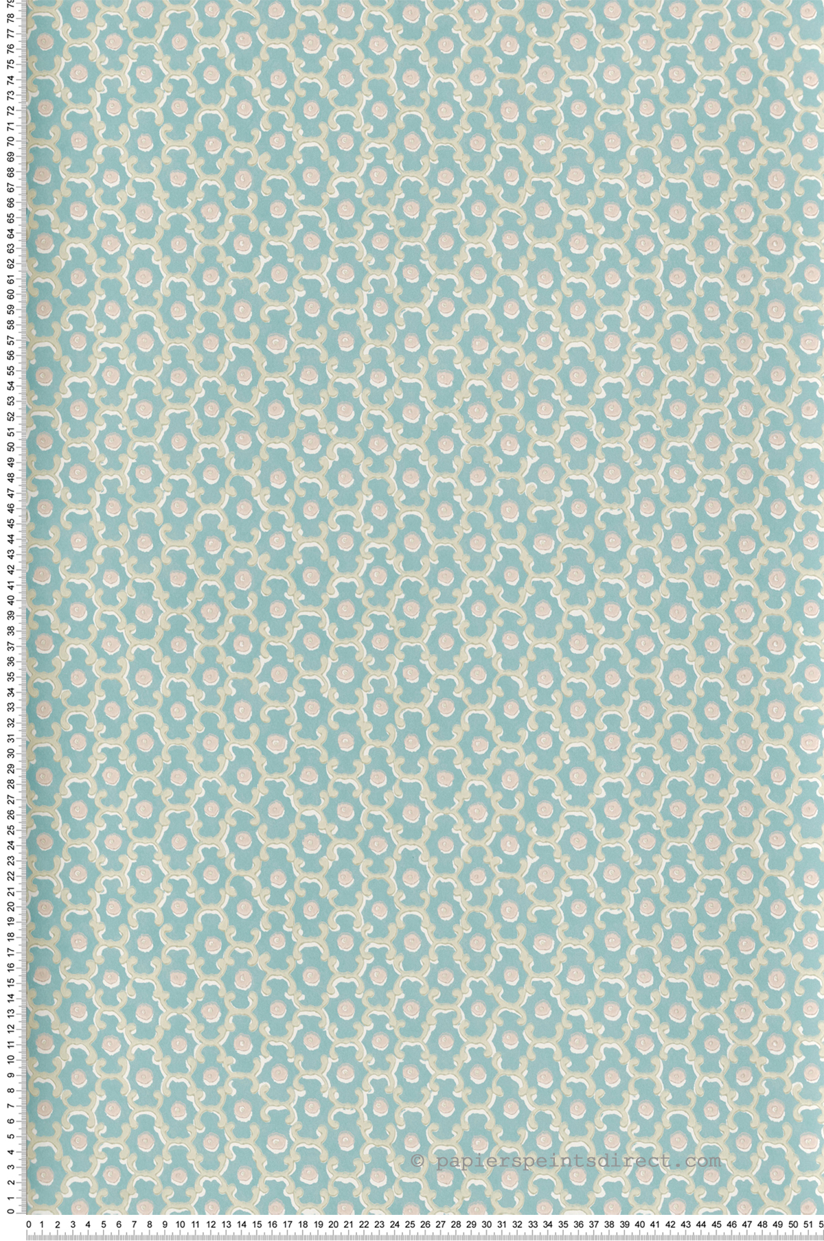 Papier peint motifs Classique Moy Mall - National Trust Papers 2 de Little Greene | Réf. 0260MOMALLZ