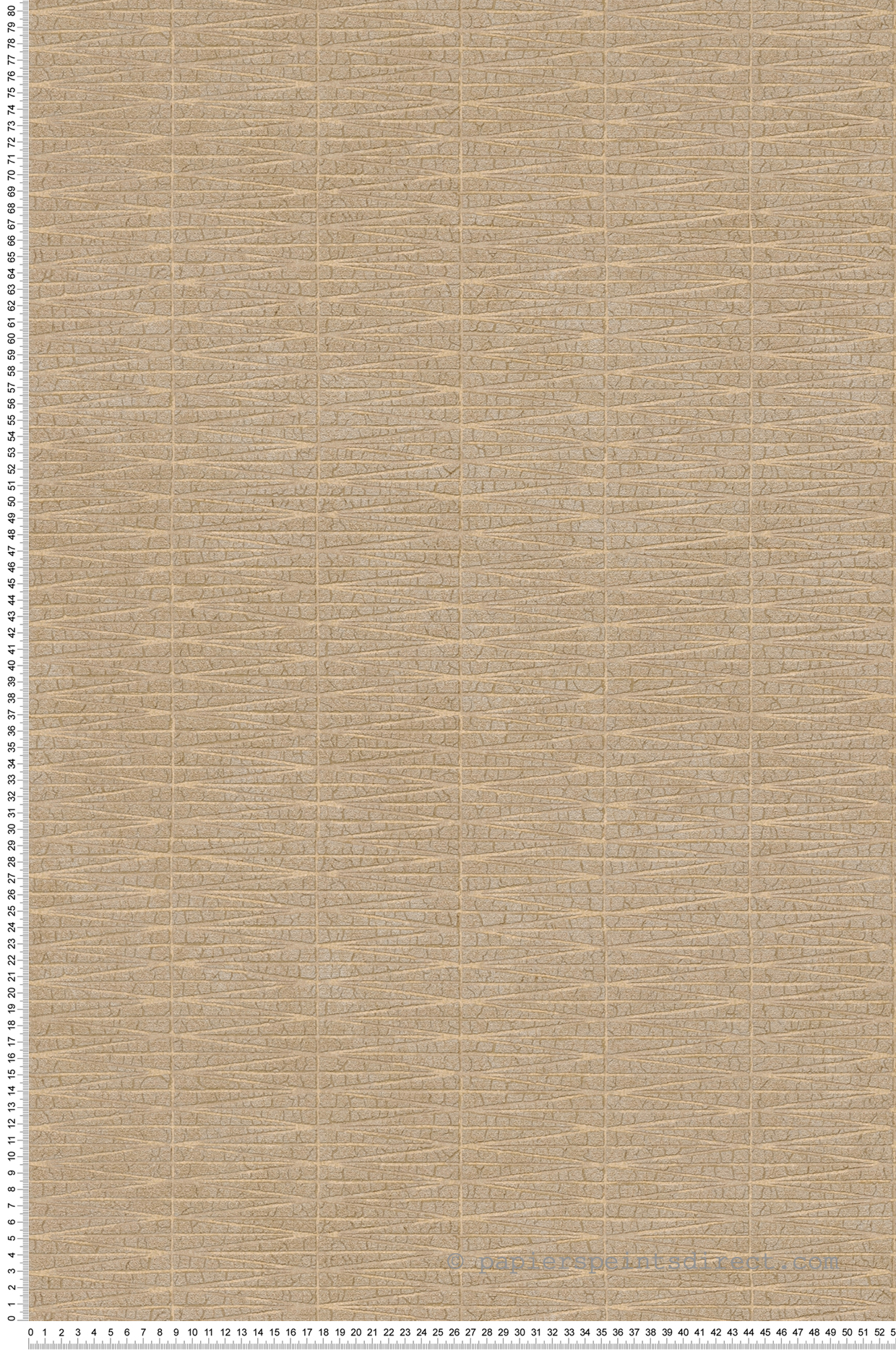 Papier peint Ethnique Géométrique grège et doré - Hygge d'A.S. Création | Réf. SP15723