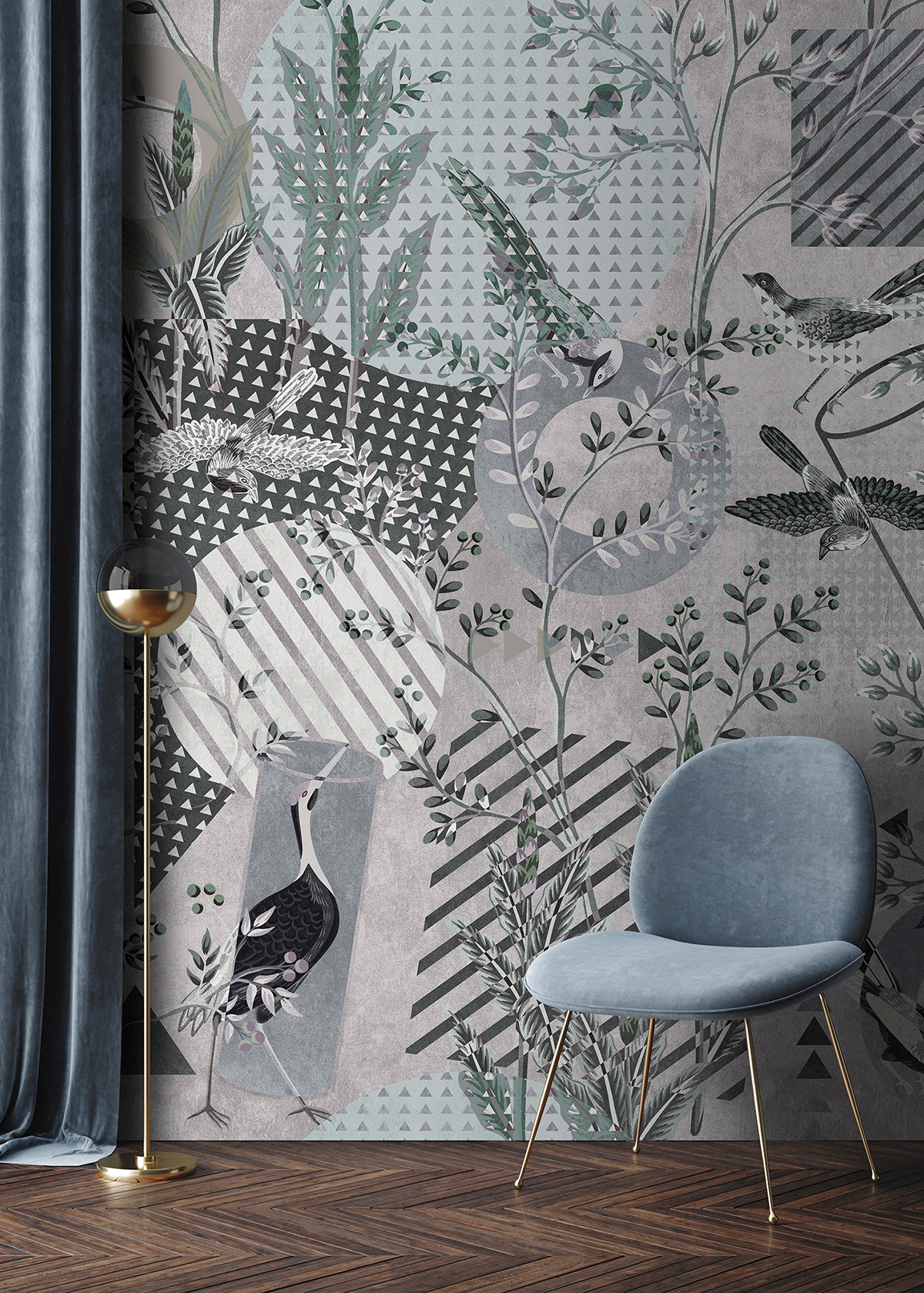 Papier peint panoramique Walls by Patel 3 - Référence DD121852 - Intissé 200g/m2 - 400 x 270 cm