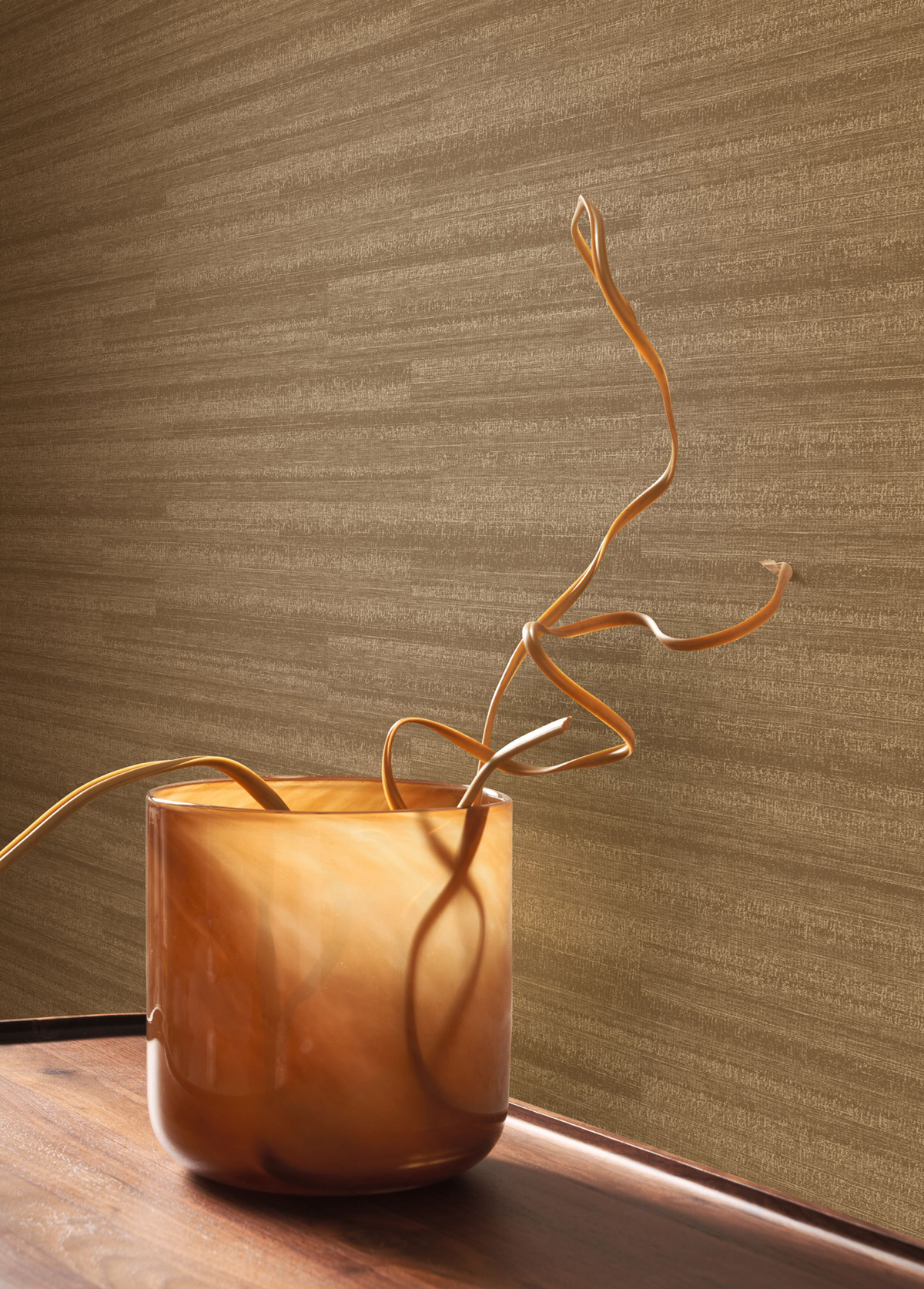 Papier peint Faux Uni Métallisé Pietra bronze - Matera de Casadéco | Réf. MATA201142772