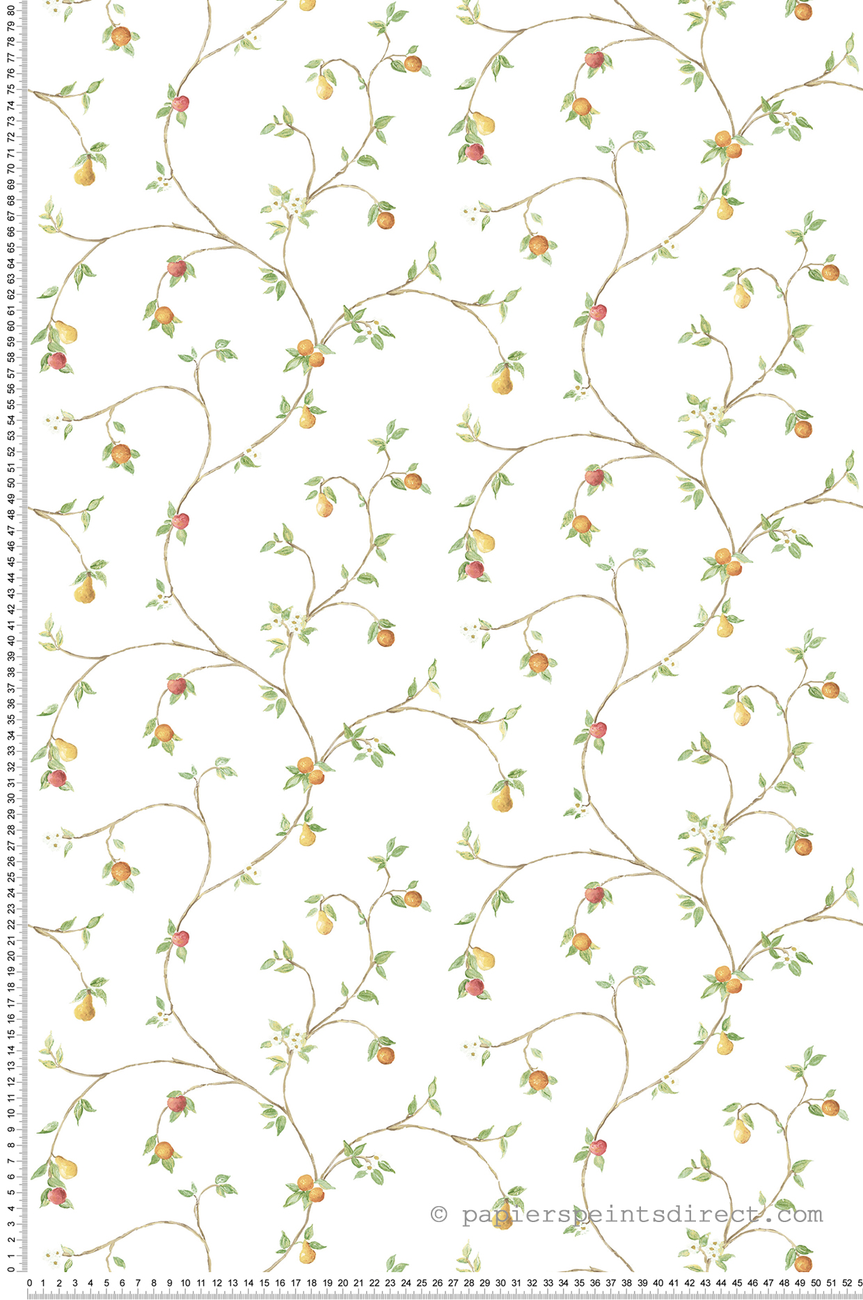Papier peint Arbre fruitier coloré - Style Cuisine 3 de Lutèce | Réf. LTC-CK36607