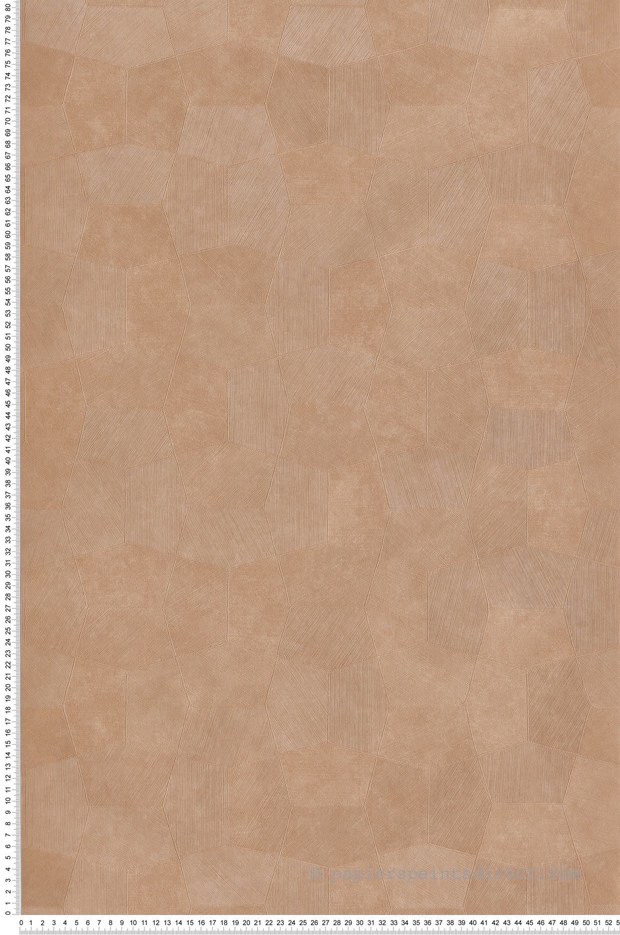 Papier peint Facettes Minérales Selene noisette - Solaris de Casadéco | Réf. SOLA201892940