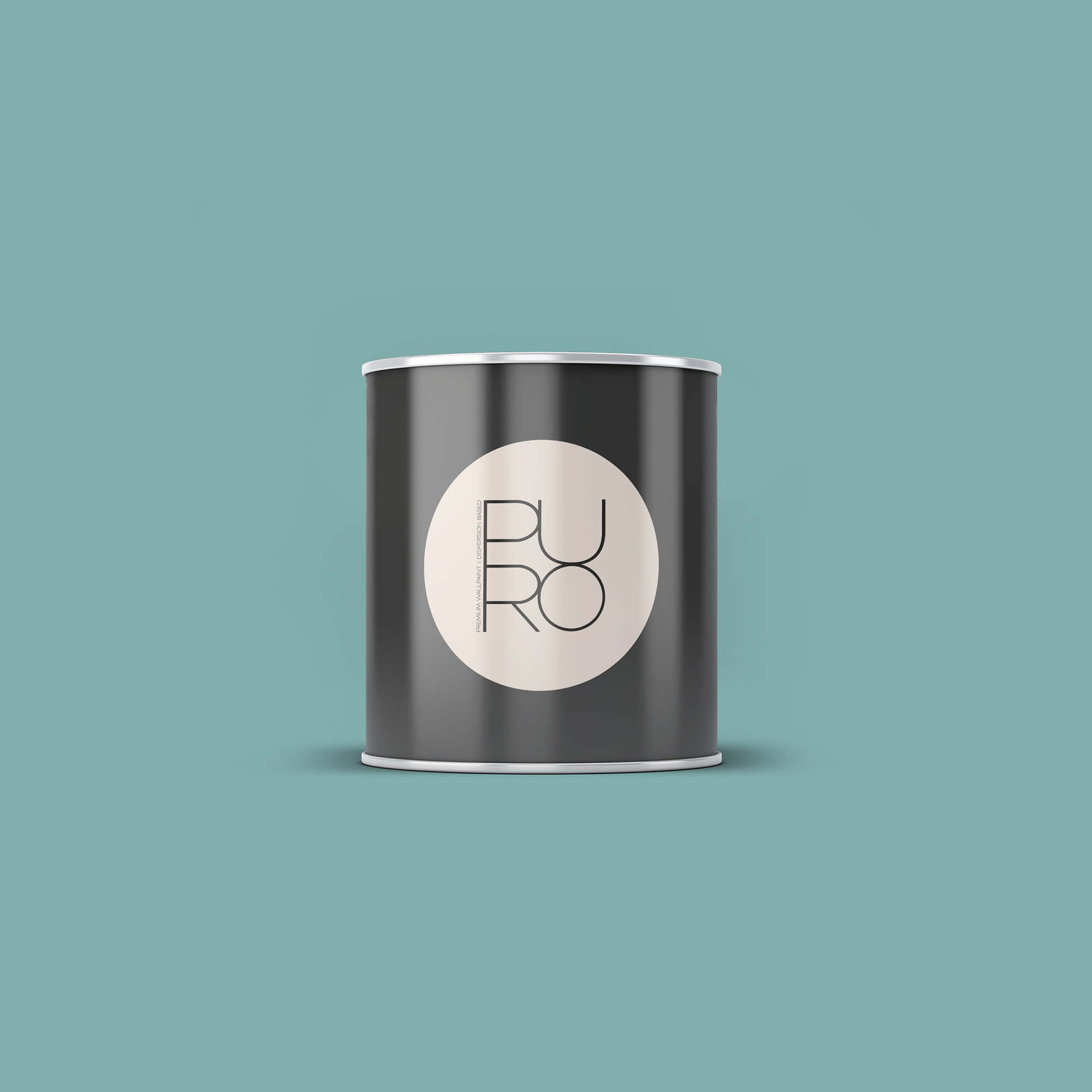 Image d'un pot de 1 litre de peinture Puro bleu emerald green - c4008