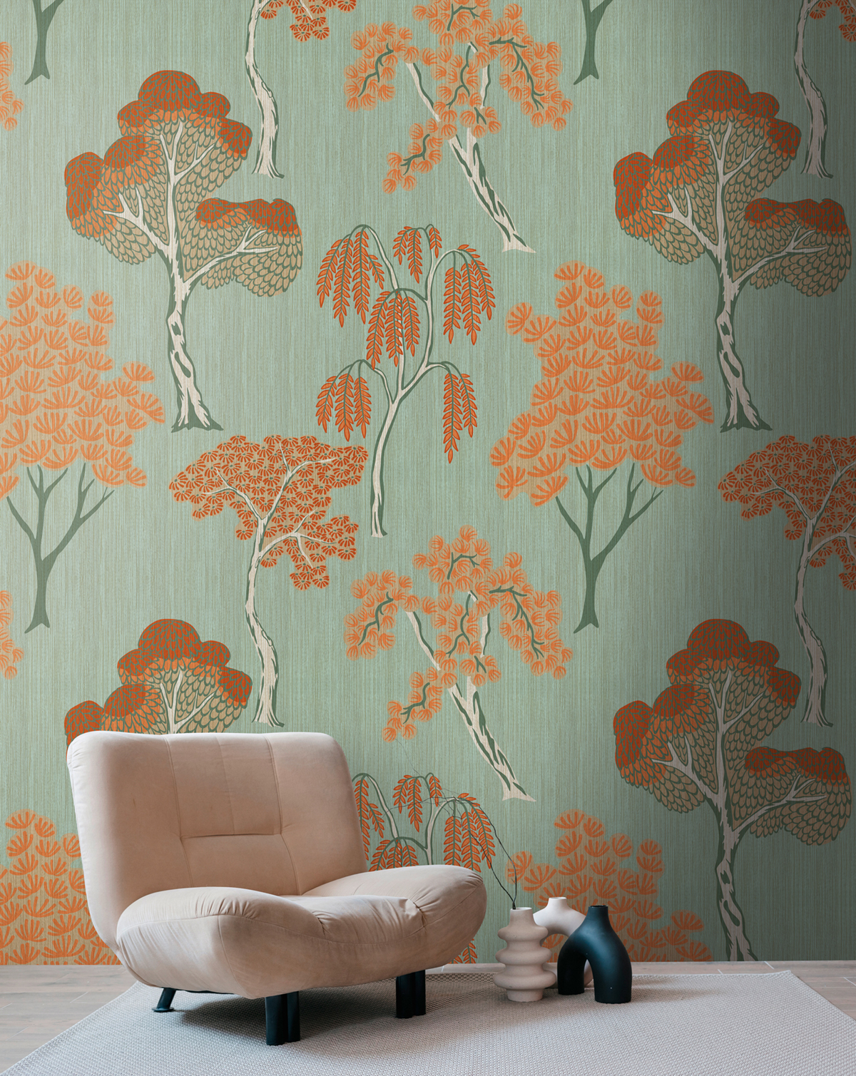 Papier peint panoramique Arbre Japonais Bois - The Wall 3 d'A.S. Création | Réf. AS-398871