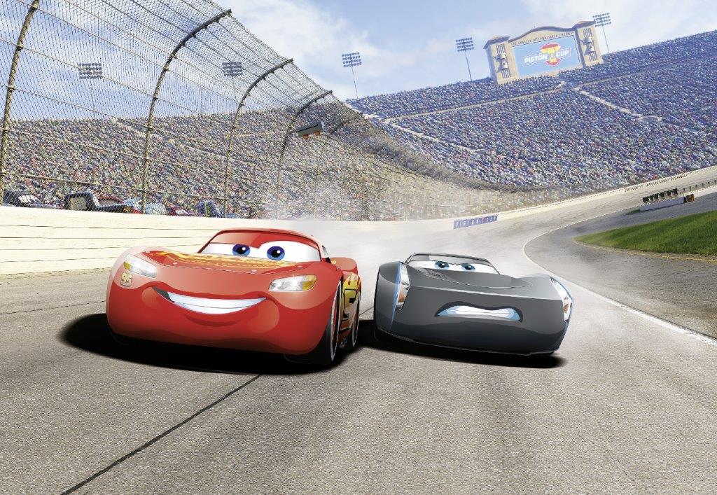 Cars 3 Curve - Papier peint panoramique Komar