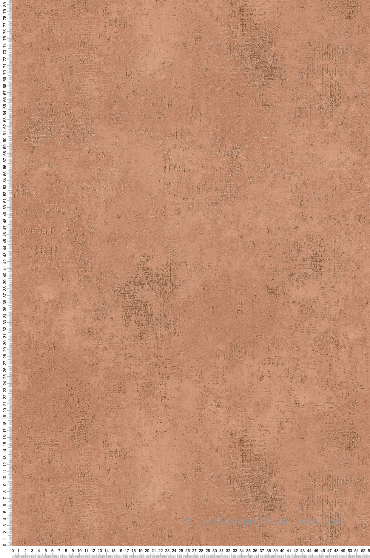 Papier peint Faux Uni Leaves saumon cuivré - The BOS d'A.S. Création | Réf. AS-388322