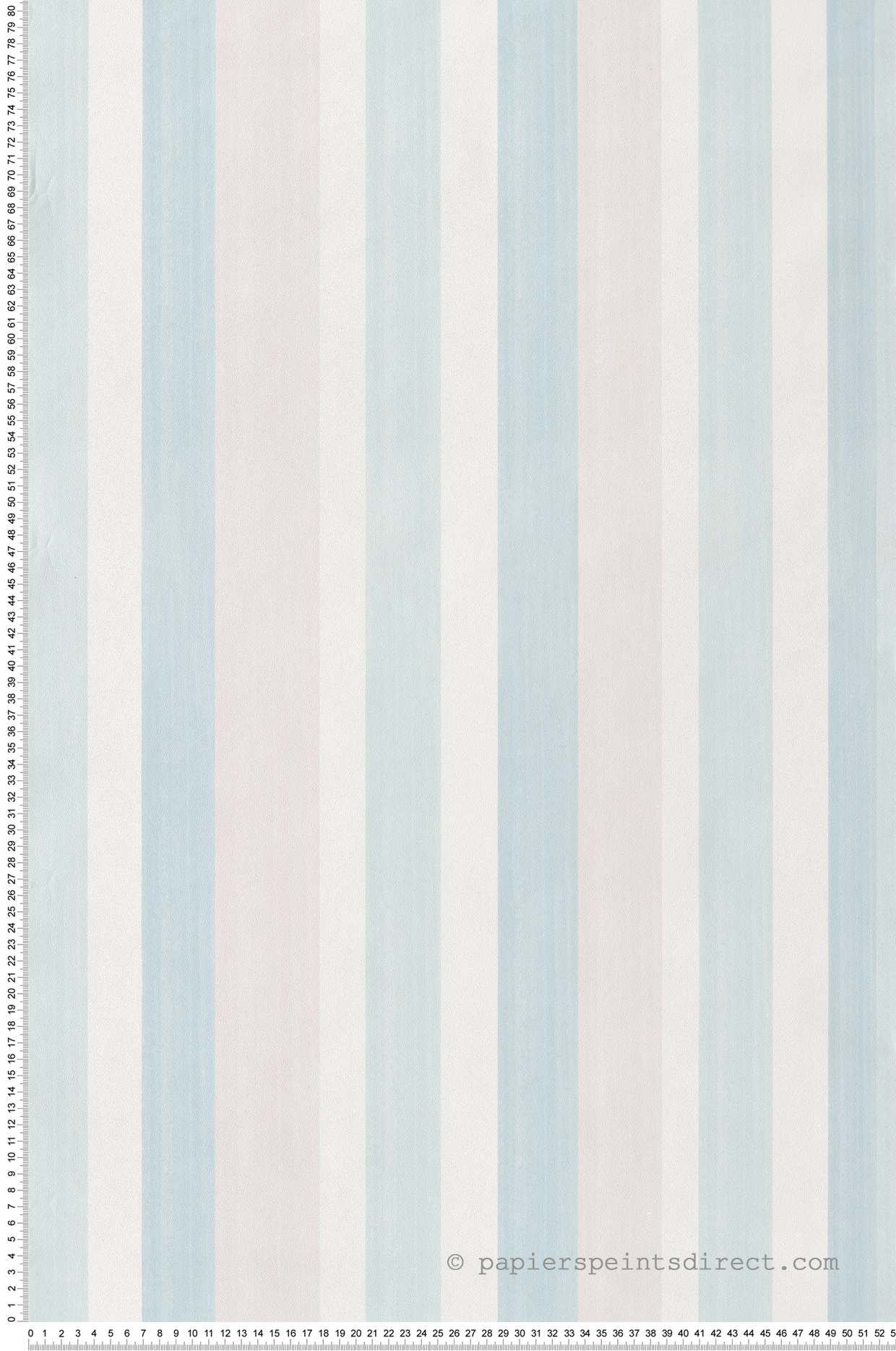 Papier peint Rayure Coup de Pinceau bleu beige turquoise - Cuisines & Bains de Lutèce | Réf. LTC-51231101