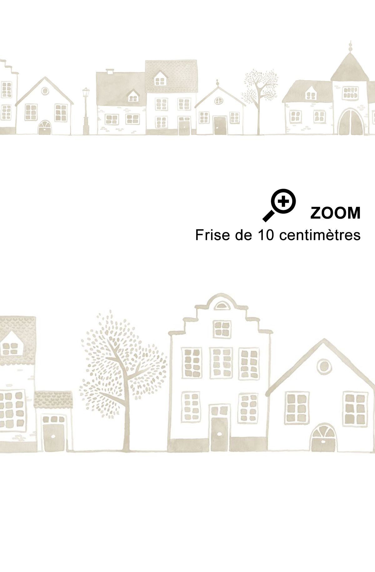 Frise enfant Village Neighborhood lin - Once Upon A Time 2 de Casadéco | Réf. OUTD200911111