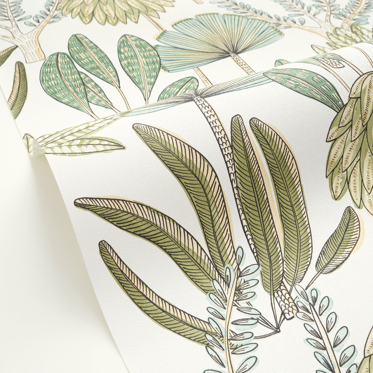 Papier peint Feuillages Jungle Bali vert - Stay Wild de Casélio AMB4| Réf. WILD104930722