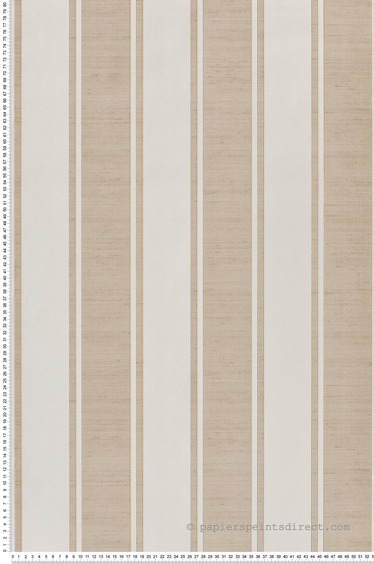 Papier peint Rayure Vintage Texturé beige gris clair - Opera de Montecolino | Réf. MC-OP33364