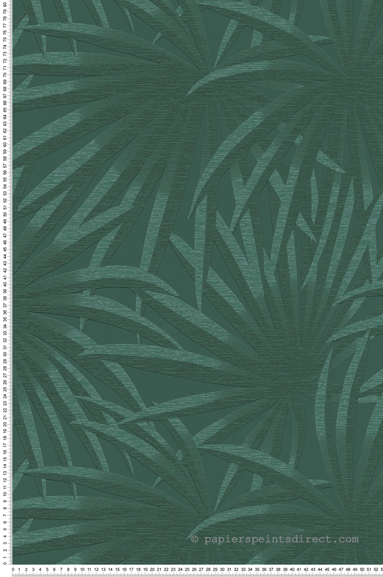 Papier peint Palme Grandiose vert anglais - Casual Living d'A.S. Création | Réf. AS-393383