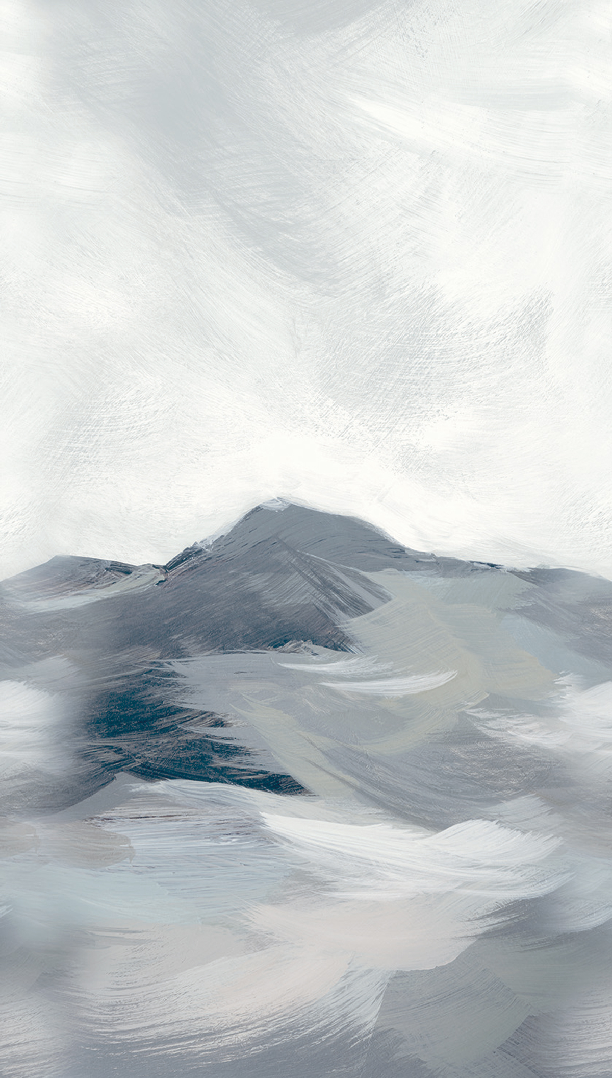 Papier peint panoramique Montagne Art bleu - Vancouver de Montecolino | Réf. MC-SYD27593