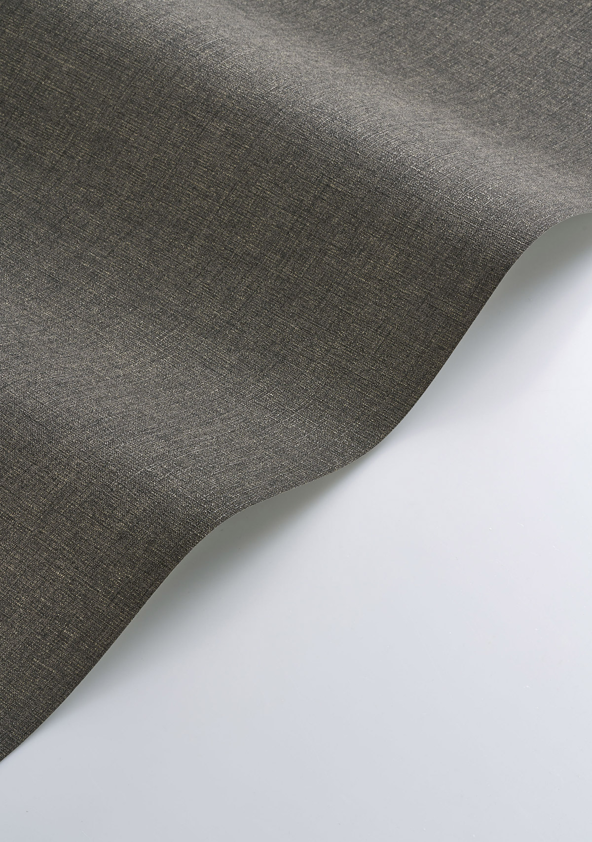 Papier peint Uni Lin Caractère Métallisé anthracite doré - Seaside de Casadéco | Réf. SEAS201179889