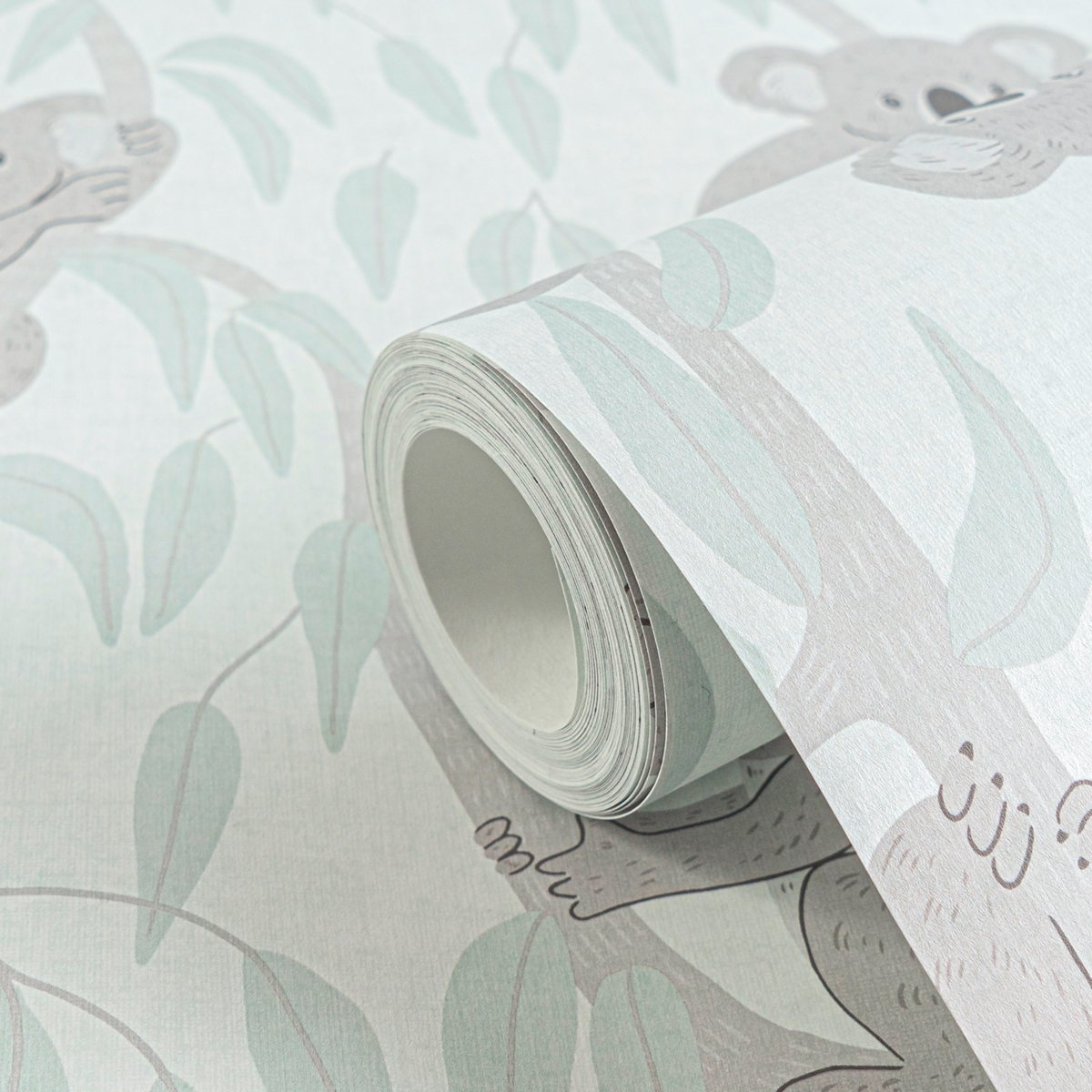 Papier peint Enfant Koala vert - Lilly & Luis d'A.S. Création AMB7 | Réf. AS-771342