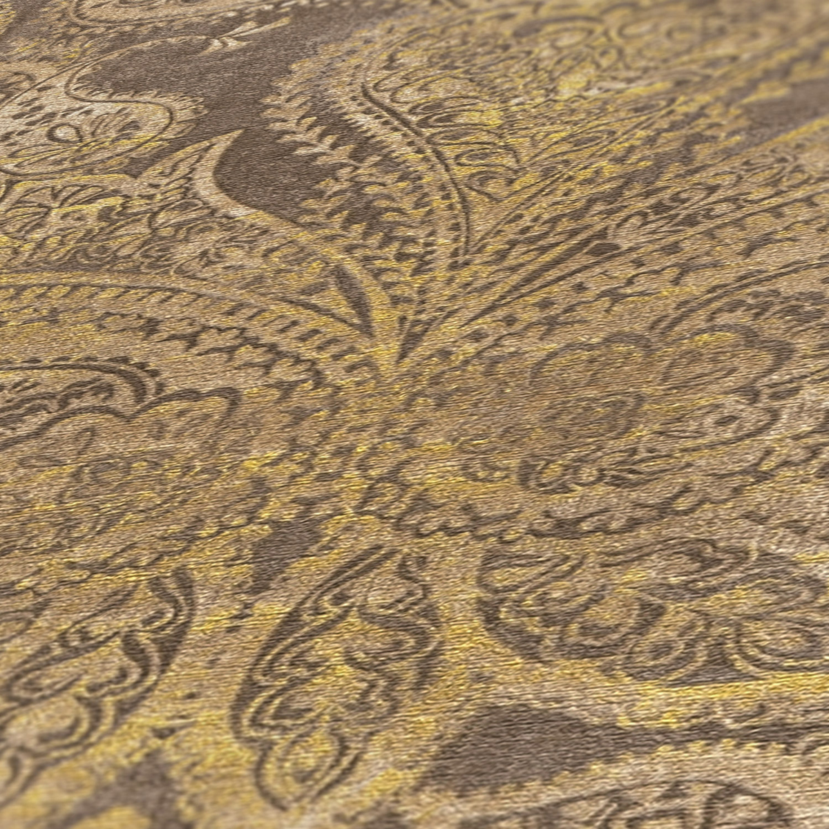 Papier peint Arabesque Glamour Maha marron - Metropolitan Stories 3 d'A.S. Création AMB4 | Réf. AS-391194