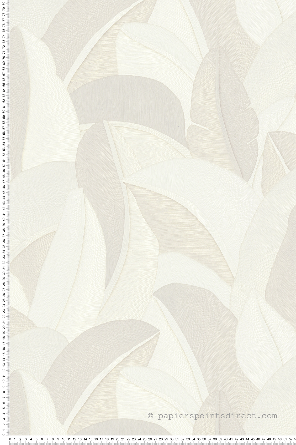 Papier peint Feuillage Graphique ivoire doré - Vibes & Styles d'A.S. Création | Réf. AS-790395