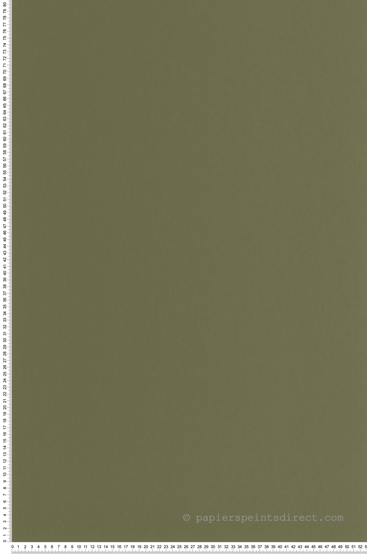 Papier peint Uni Pigments Buvard vert olive - Années Folles de Casadéco | Réf. ANFO200337606