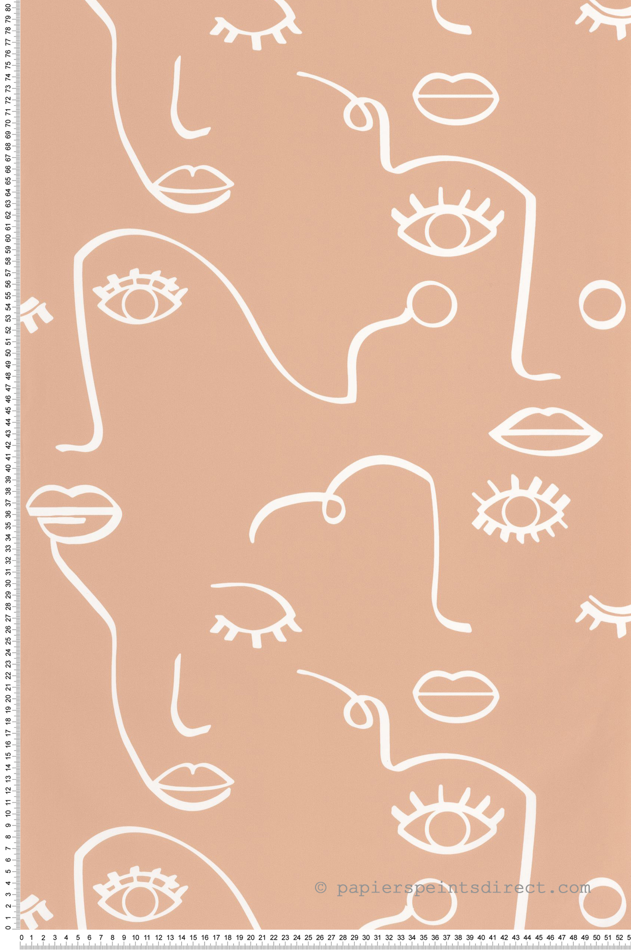 Papier peint Visage Just Smile nude - Young & Free de Casélio | Réf. YNF103334040