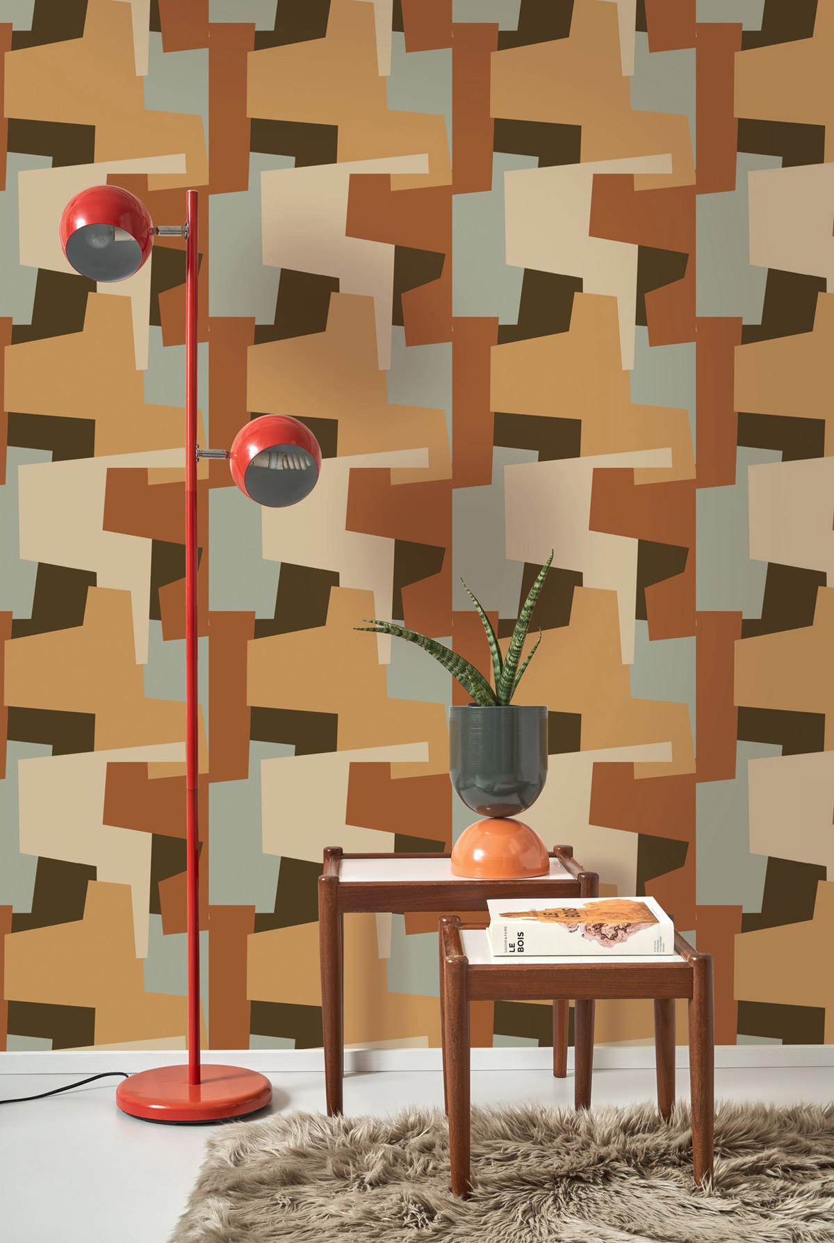 Papier peint Forme Graphique bleu céleste métallisé - Color Game de Casadéco | Réf. GAME200603223