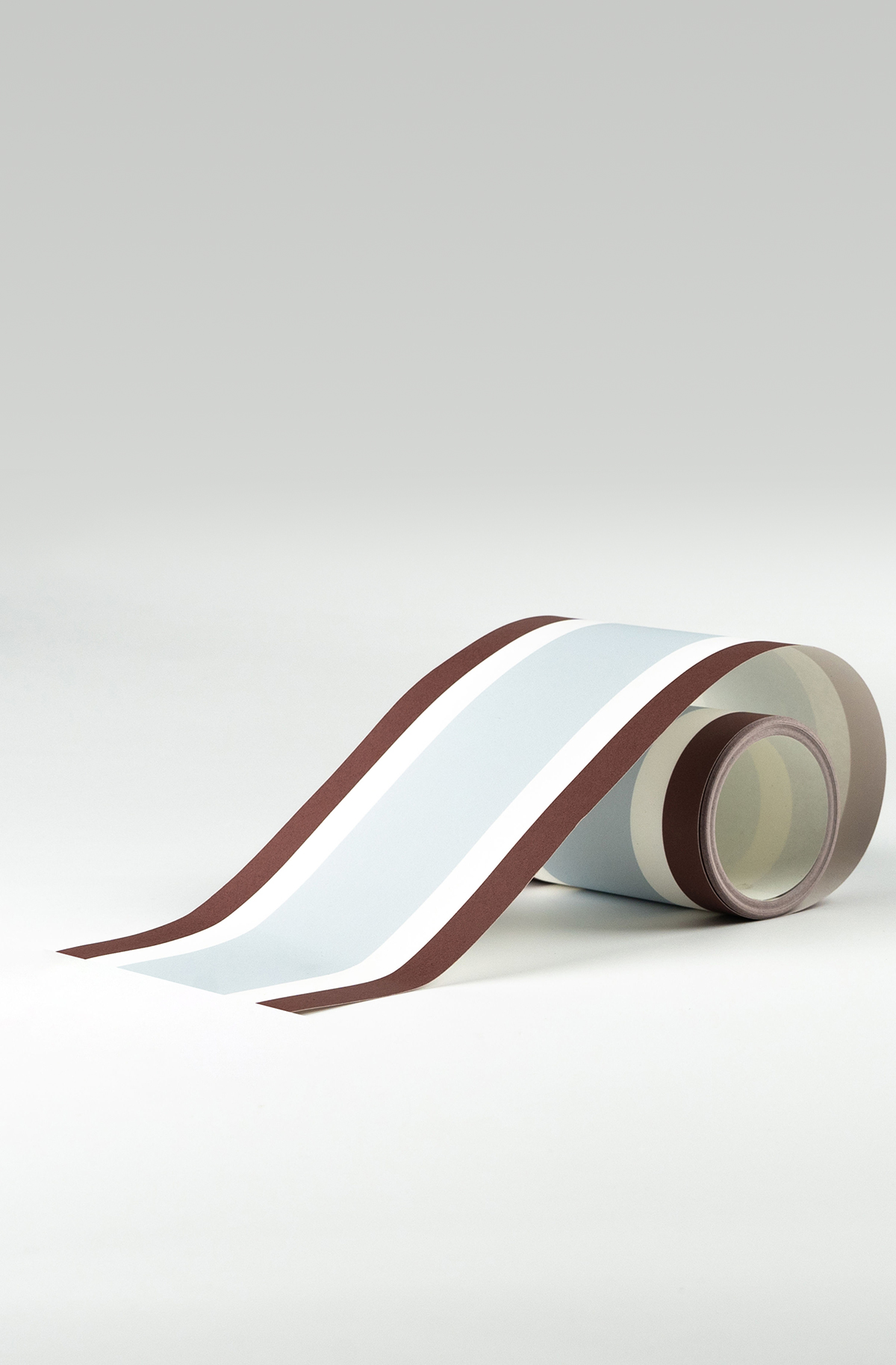 Frise Classique Rayure Élégante bleu ciel bordeaux - Galons et Frises de Casadéco | Réf. GAFR200386128