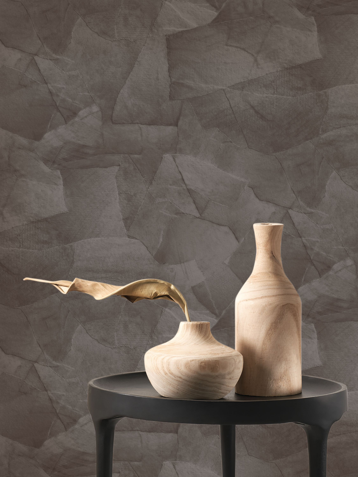 Papier peint Collage Papier Colle noir encre - Papercraft de Casadéco | Réf. PAPC89639509