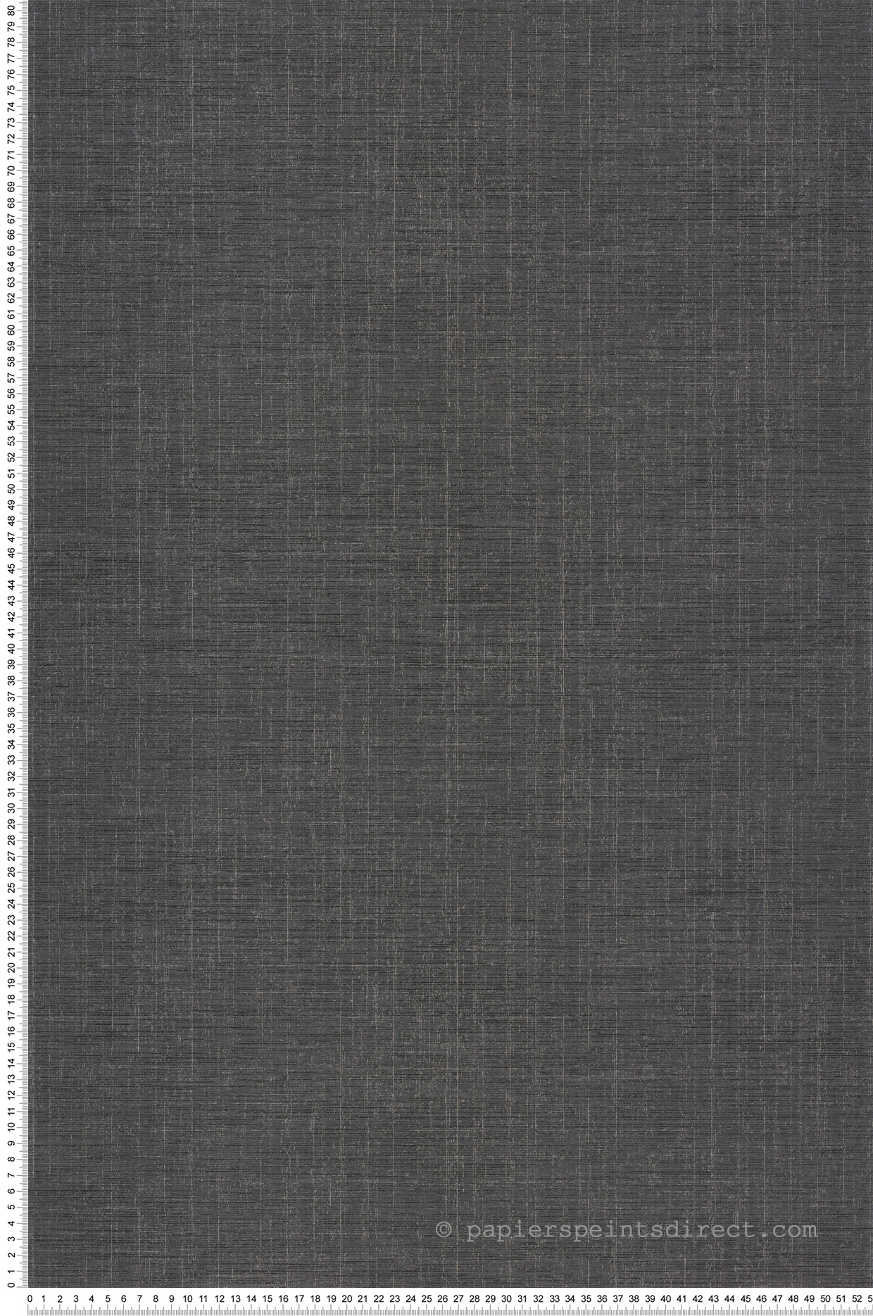 Papier peint Faux Uni anthracite - Five o'clock de Casadeco | Réf. FOCL85849446