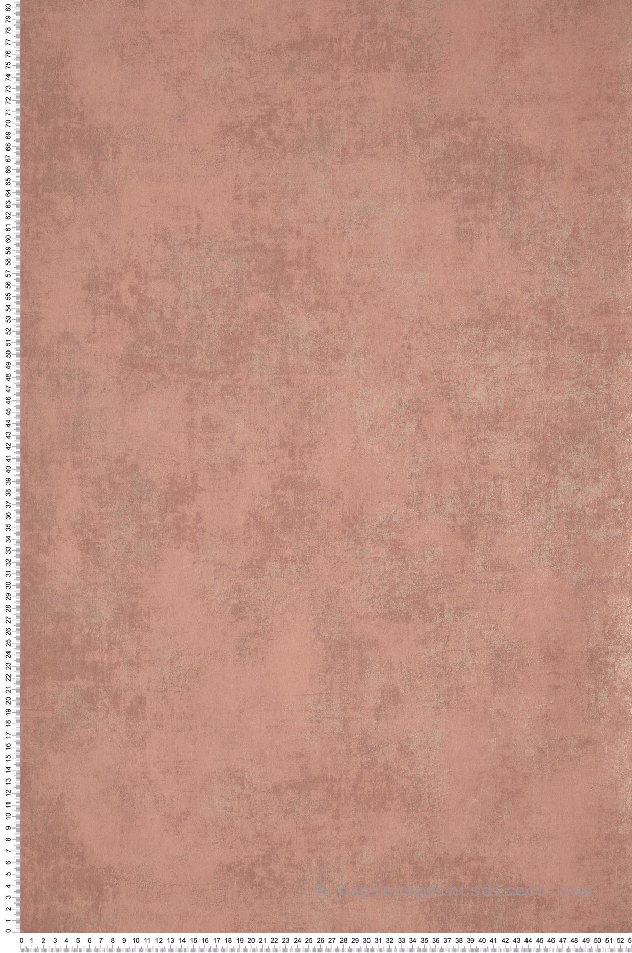 Papier peint Faux uni irisé rose blush - Montsegur de Casadéco | Réf. MTSE80834262