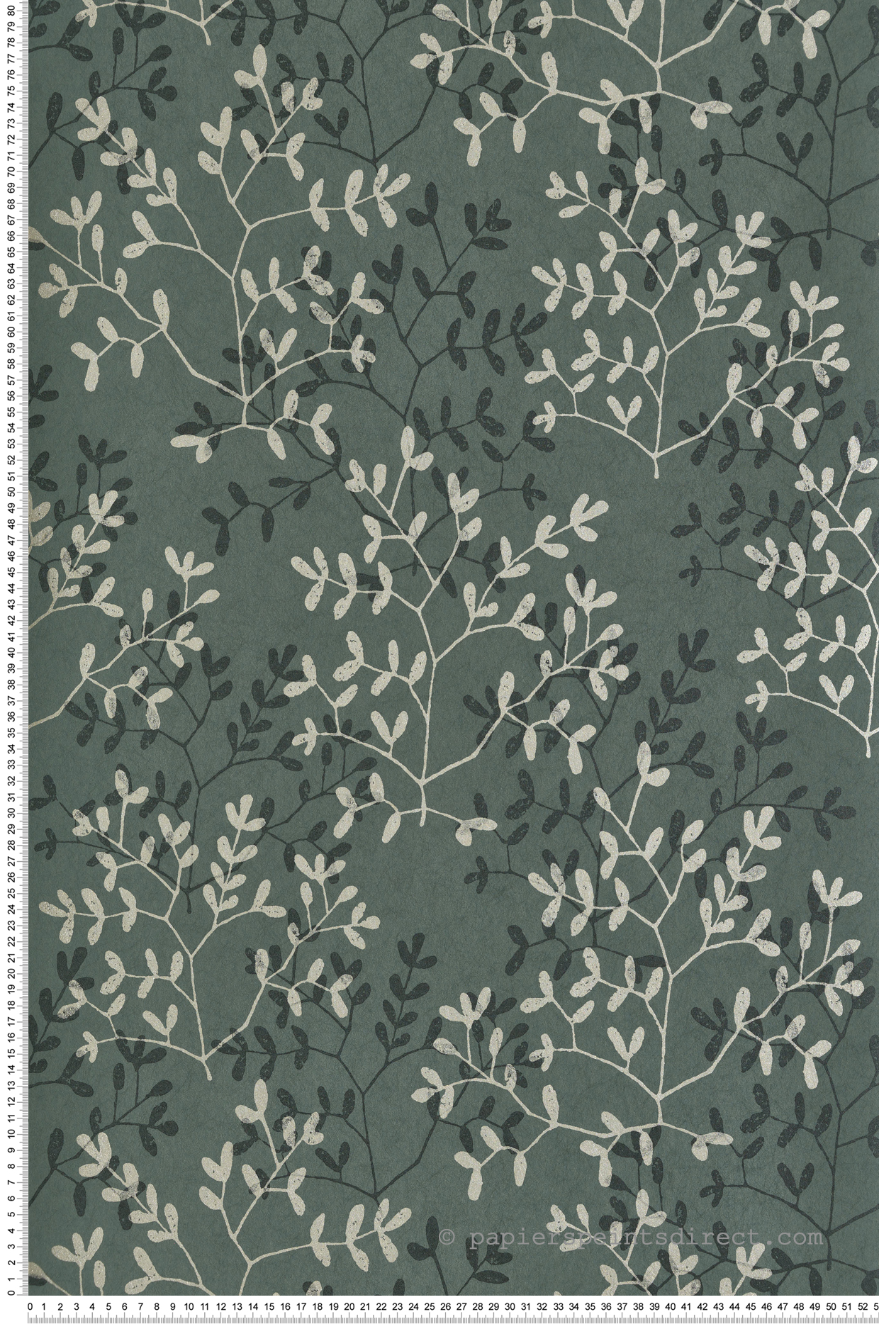 Papier peint Feuillage Délicat vert doré - Esterel de Montecolino | Réf. MC-AN28253