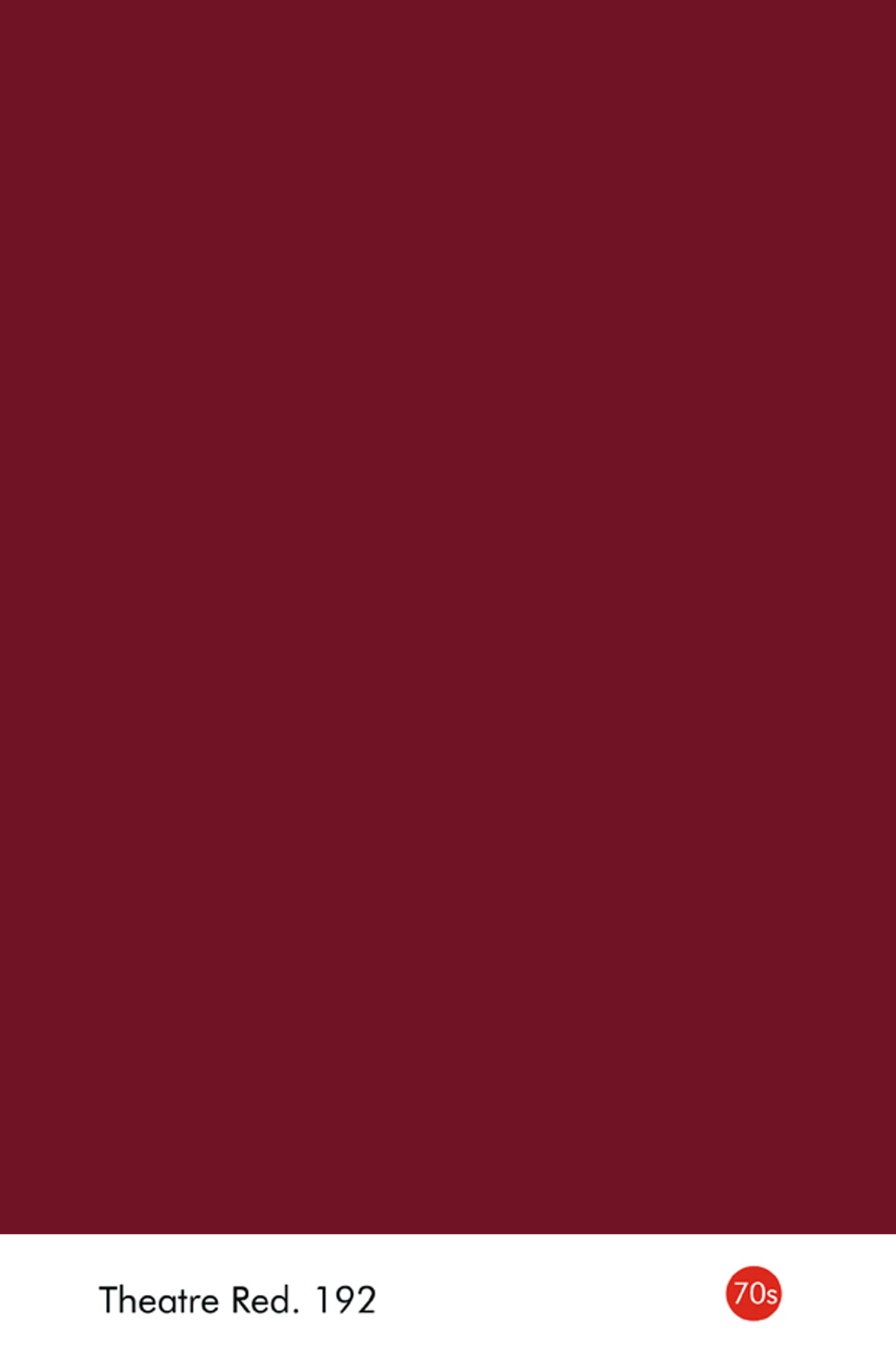 Peinture Little Greene Theatre Red n°192 Intelligent Matt Emulsion 1 litre