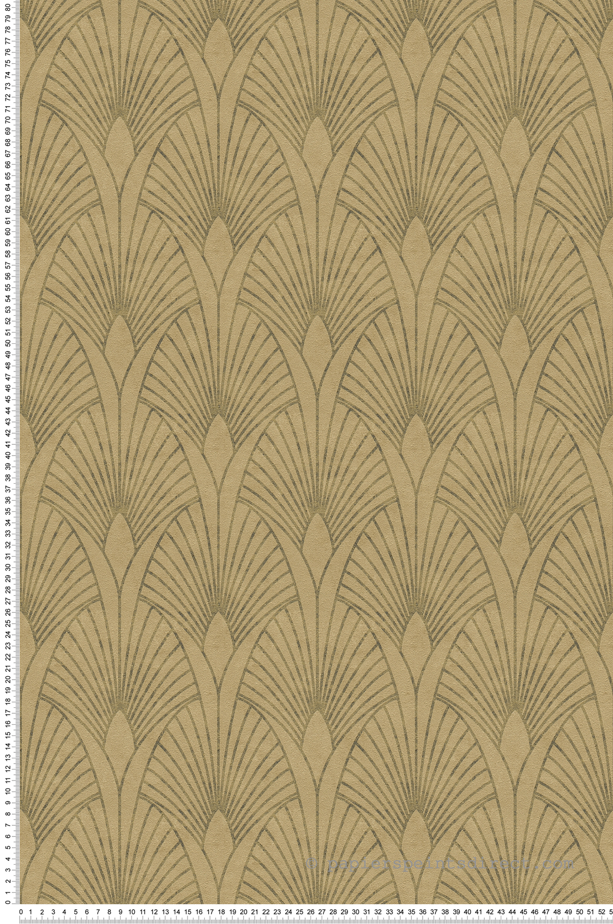 Papier peint Art Déco Palme mordoré - New Walls d'AS Création | Réf. SP15301
