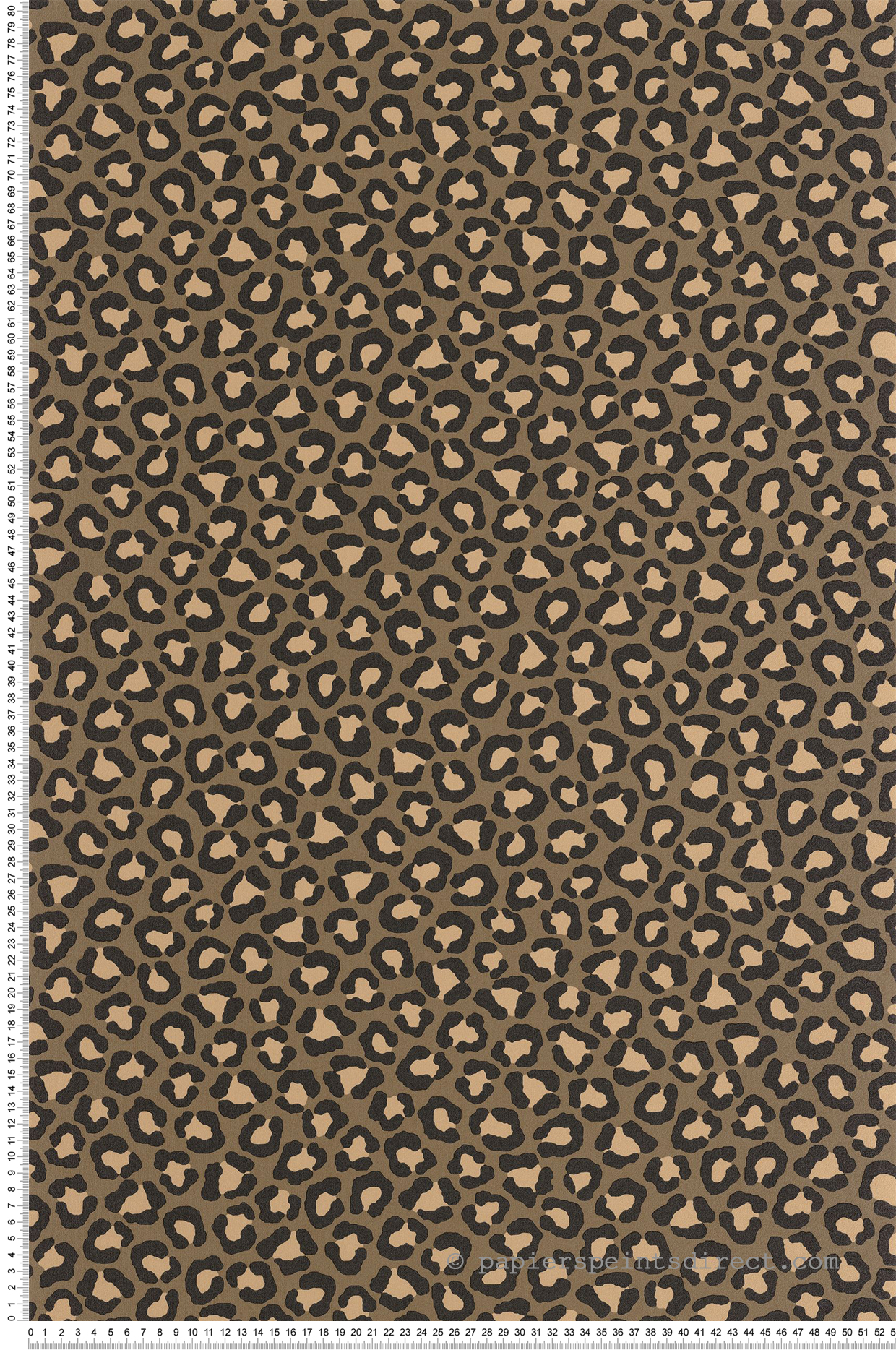 Papier peint Imprimé Léopard Sumatra marron - Stay Wild de Casélio | Réf. WILD104942239