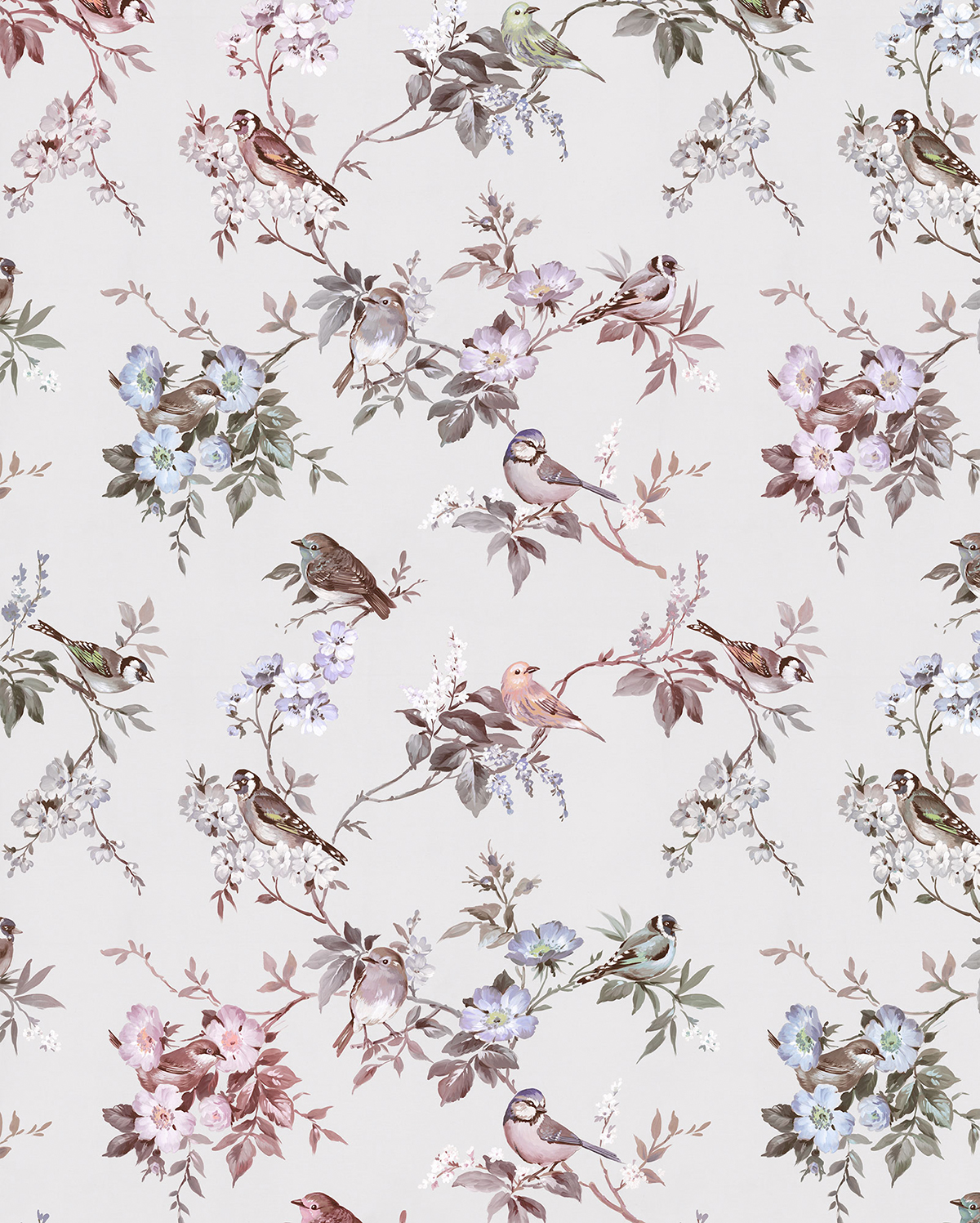 Papier peint panoramique Oiseau Sweet Lullaby - Papier peint Komar Le Jardin