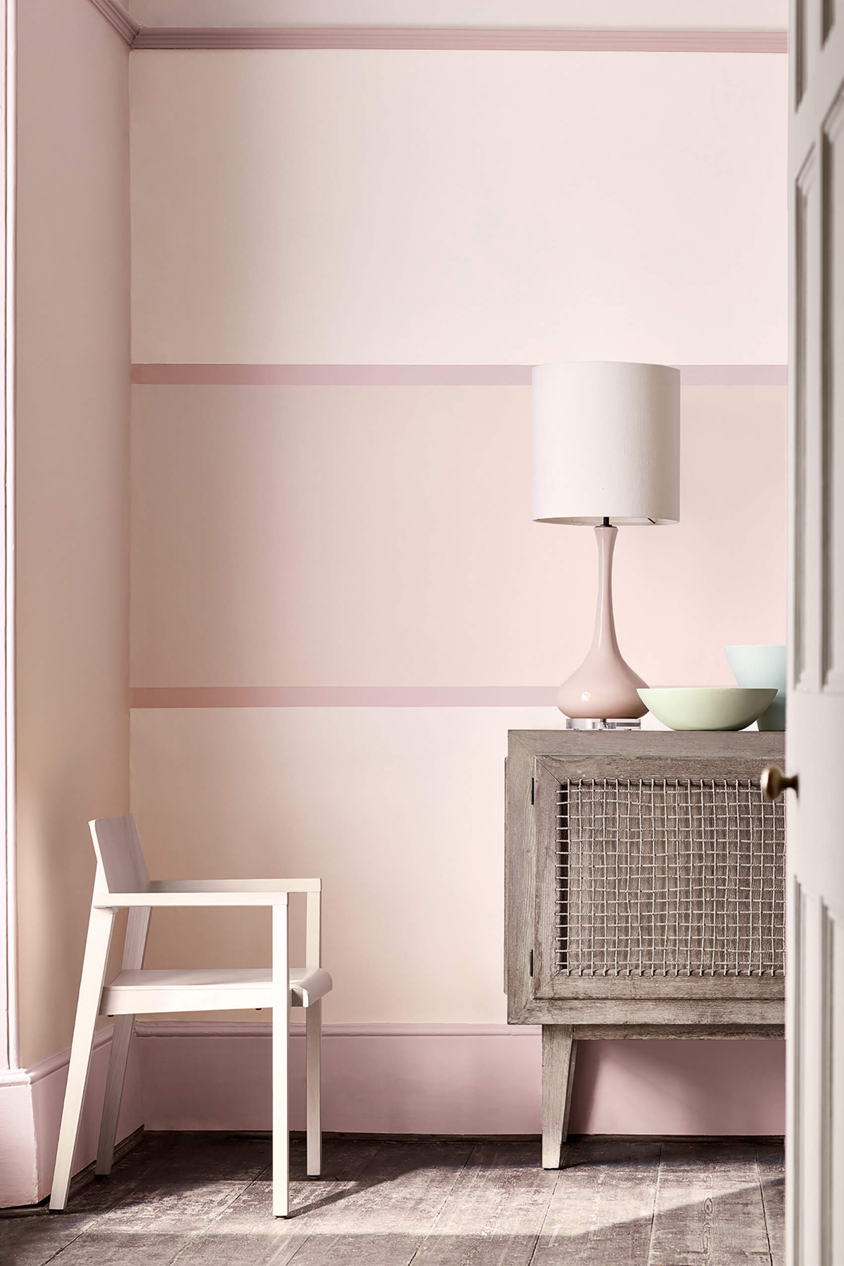 Peinture Little Greene Dorchester Pink Mid n°286 Absolute Matt Emulsion 250 ml