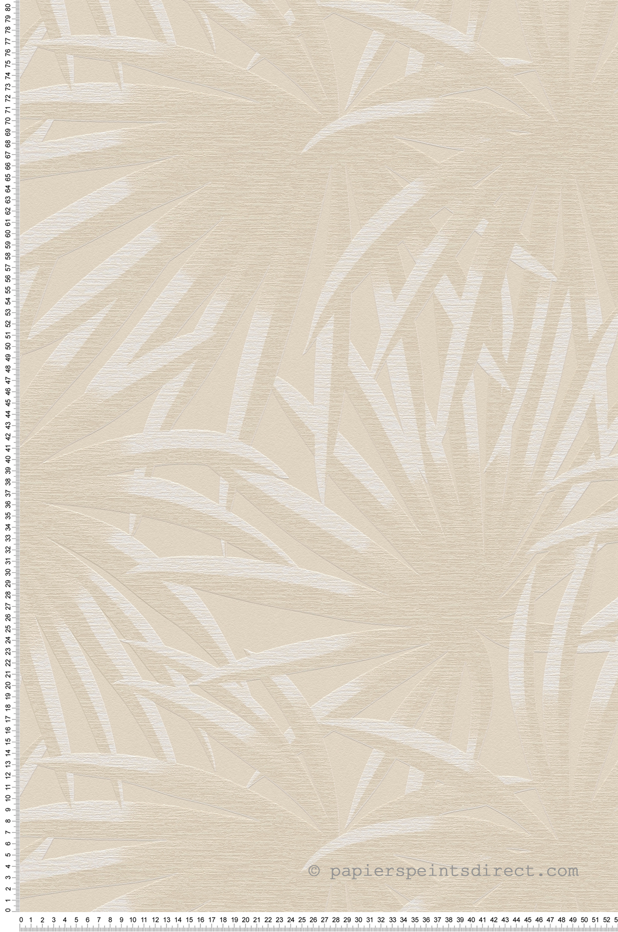 Papier peint Palme Grandiose beige lin - Casual Living d'A.S. Création | Réf. AS-393382