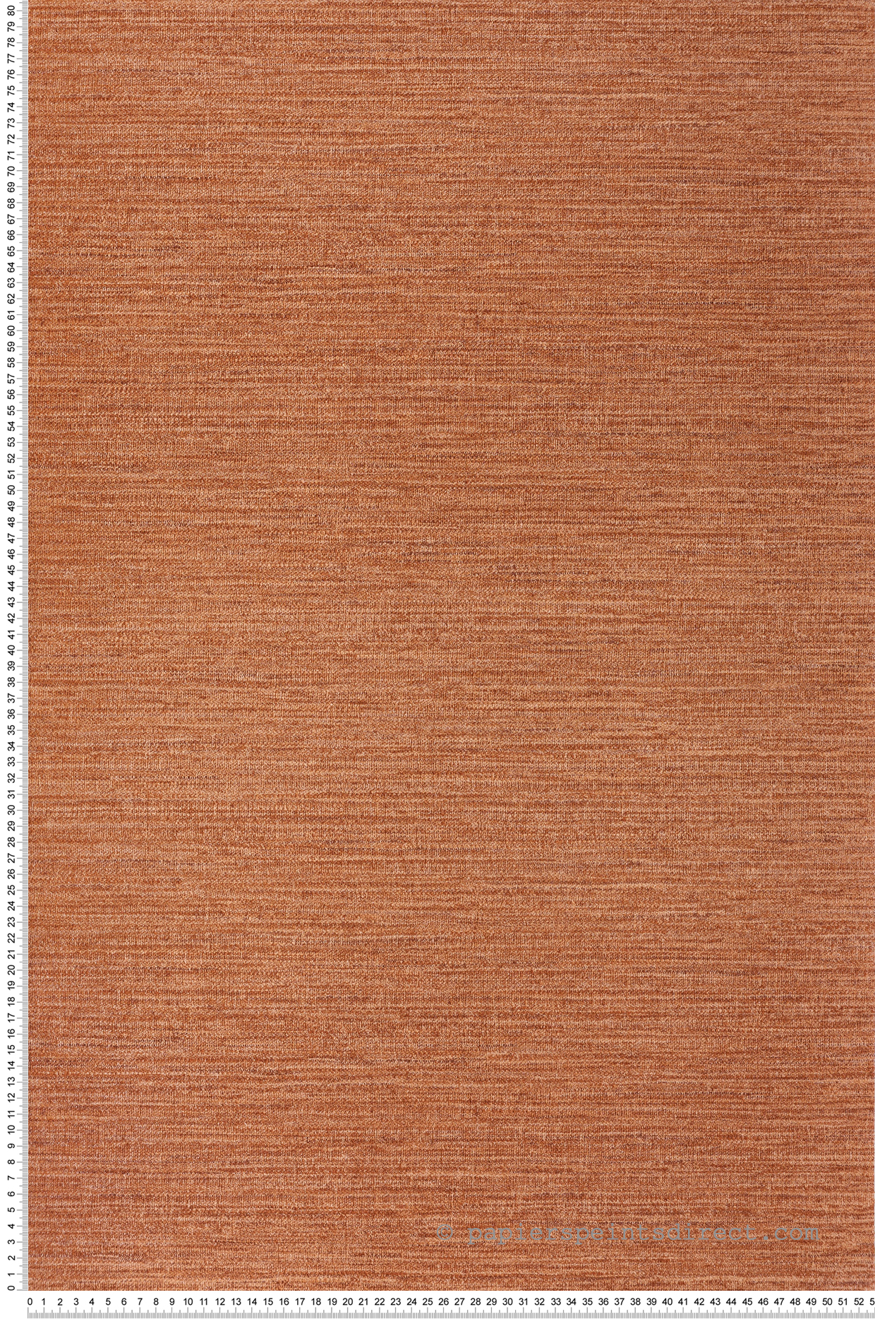 Papier peint Faux Uni Tissage Occitan terre de sienne - Terra Rossa de Casamance | Réf. CAS-76233262
