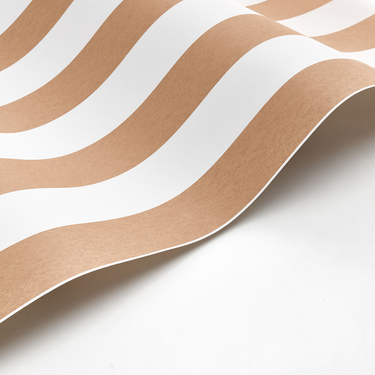 Papier peint Rayures Olympe noisette - Les Rayures de Casadéco AMBV | Réf. RAYS87432684