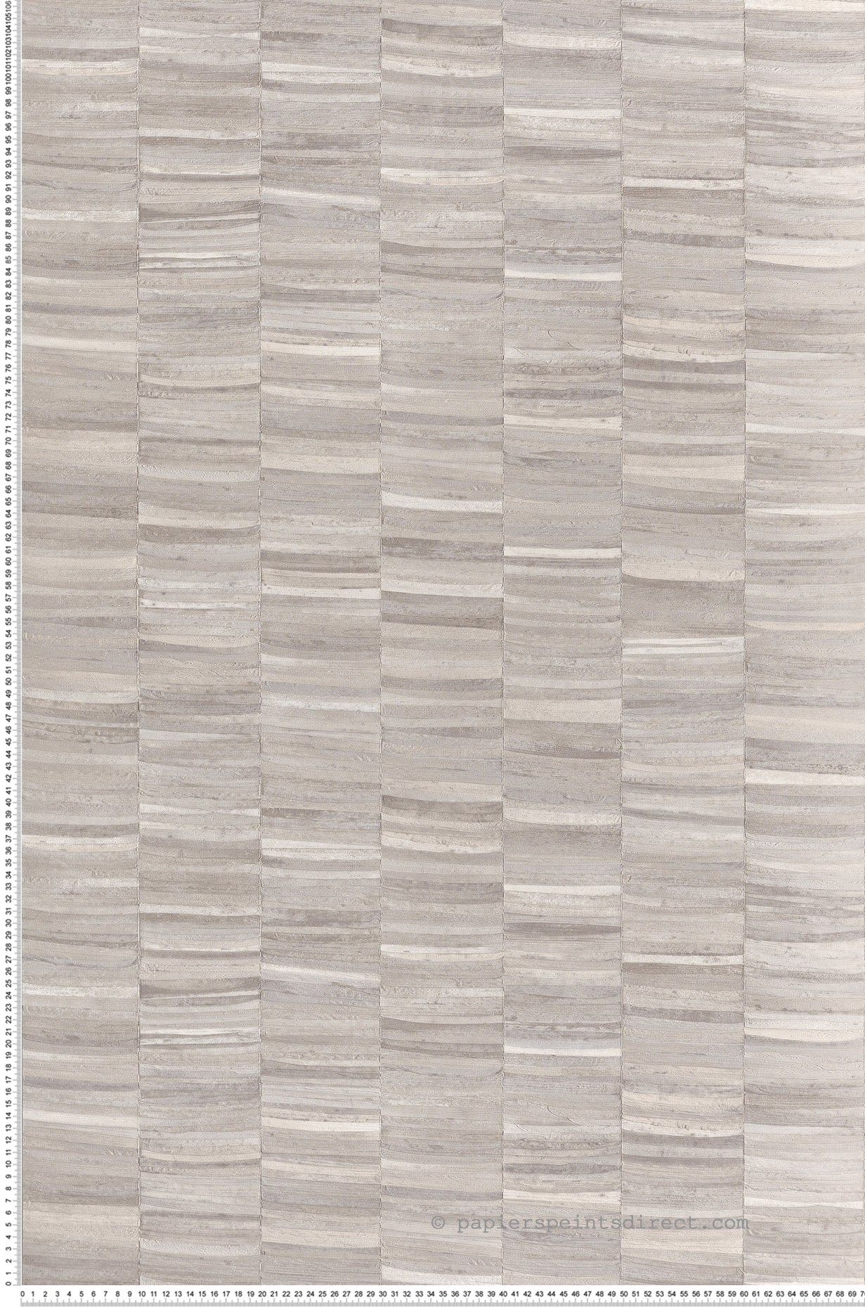 Papier peint Texture Brute Stylosa gris galet - Nature Précieuse de Casamance | Réf. CAS-76501324