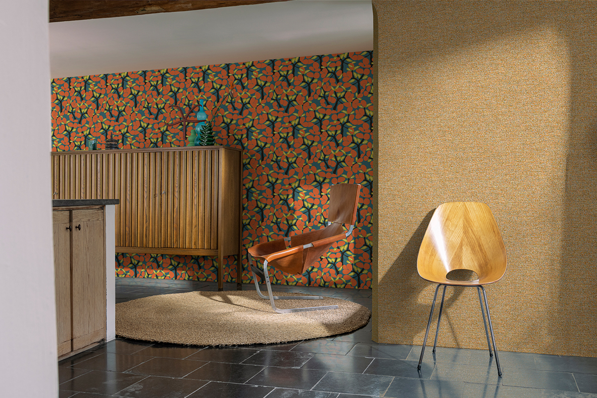 Papier peint Faux Uni Tacheté multicolore - Merida de Montecolino | Réf. MC-BA26023