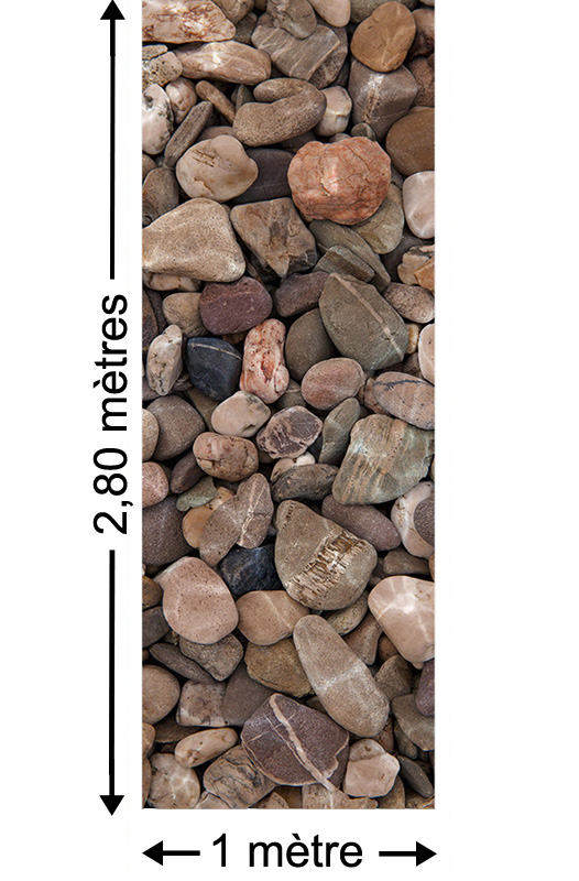 Pebbles - Papier peint lé unique
