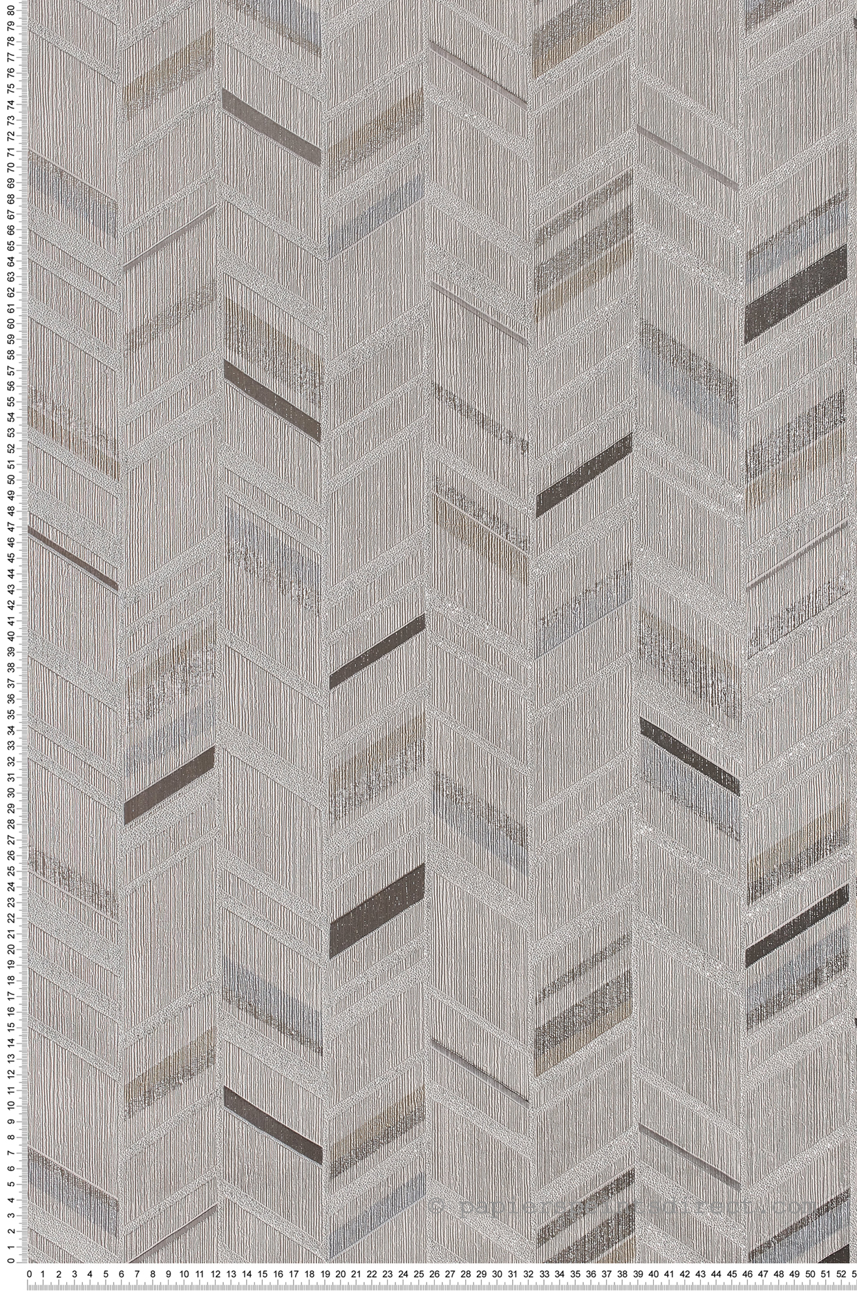 Papier peint ethnique chic gris - Special FX de Lutèce | Réf. LTC-G67711