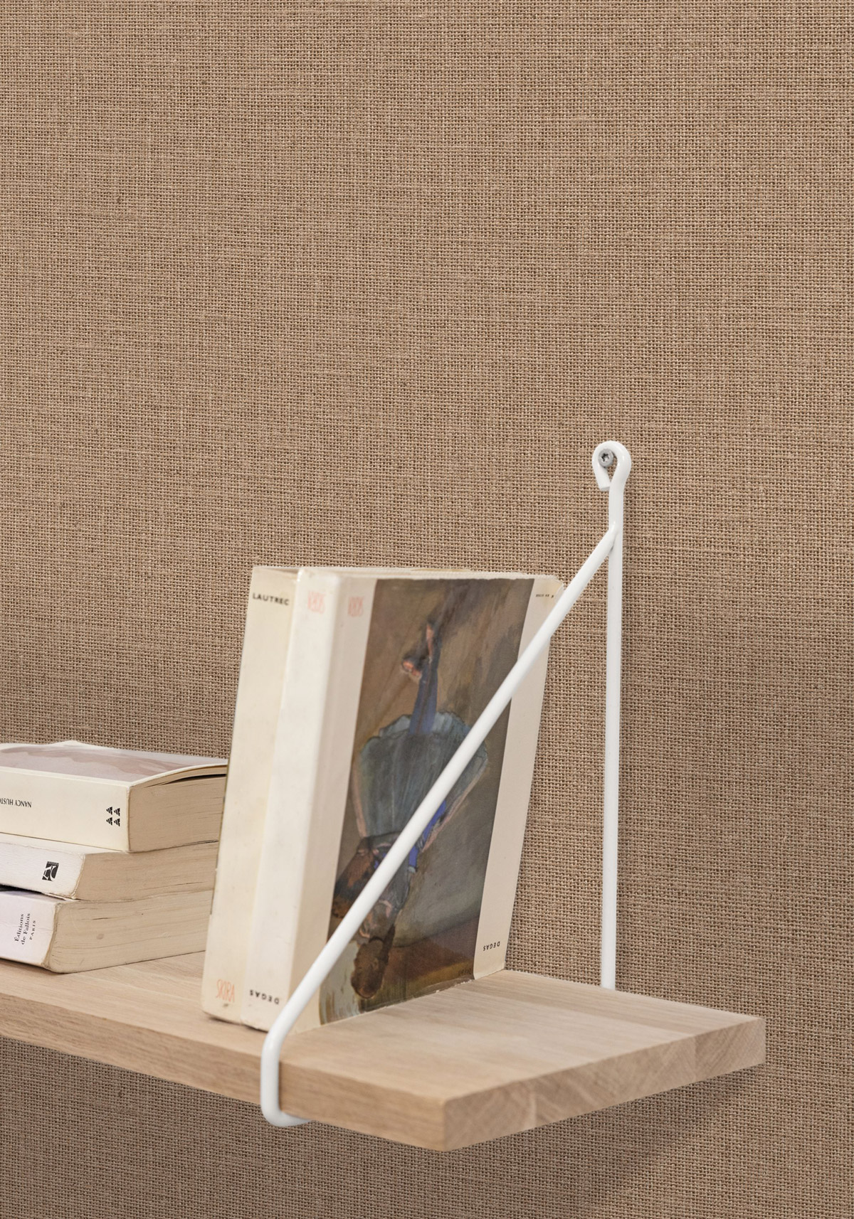 Papier peint Effet Toile de Jute marron - Reliefs de Casélio | Réf. RLF104012112